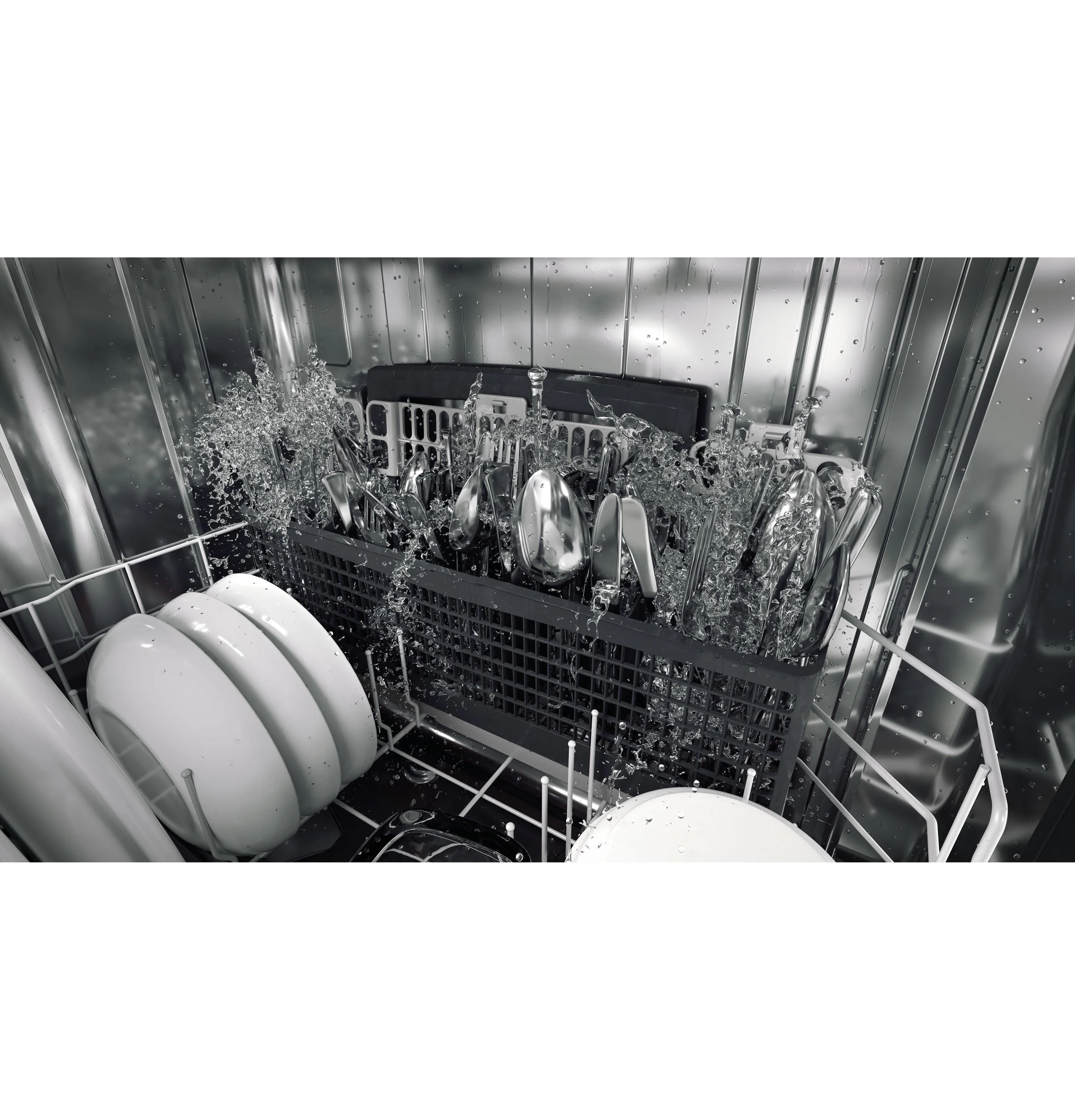 GE Profile™ Fingerprint Resistant Top Control with Stainless Steel Interior Dishwasher with Sanitize Cycle & Dry Boost with Fan Assist - Image 40