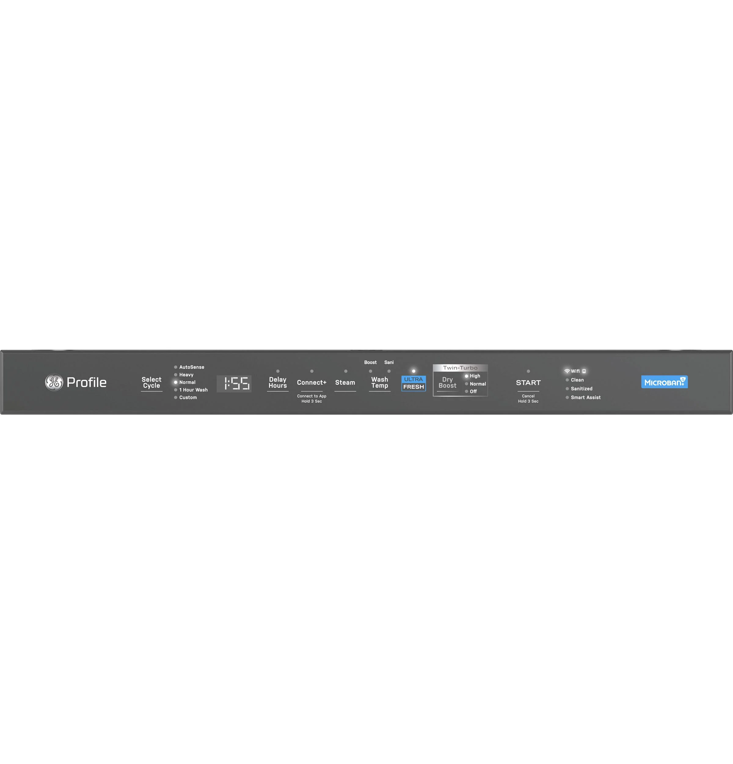 PDP755SBVTS GE Profile™ ENERGY STAR Smart UltraFresh System Dishwasher with Microban™ Antimicrobial Technology with Deep Clean Washing 3rd Rack, 42 dBA - Image 4