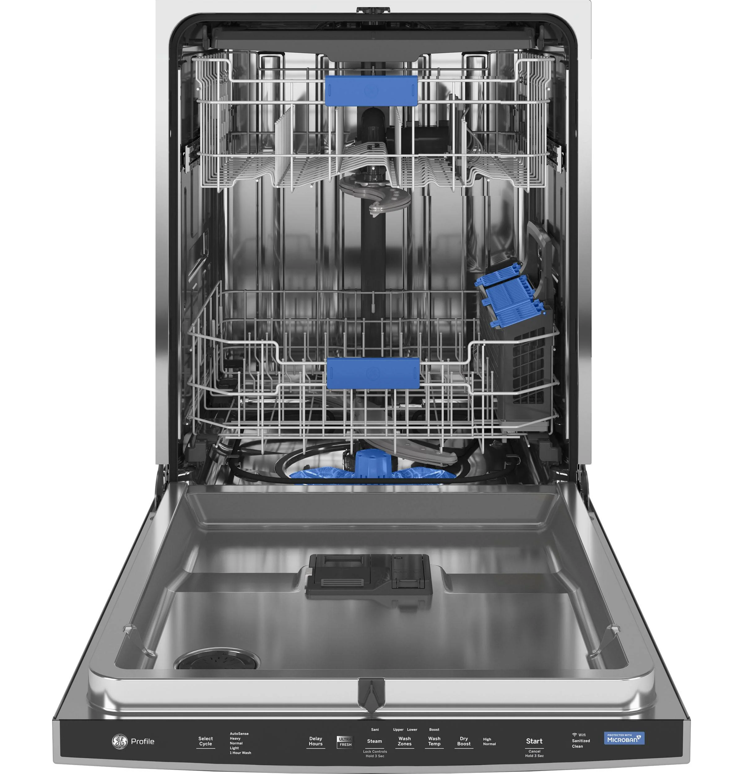 GE Profile™ ENERGY STAR® UltraFresh System Dishwasher with Stainless Steel Interior - Image 3