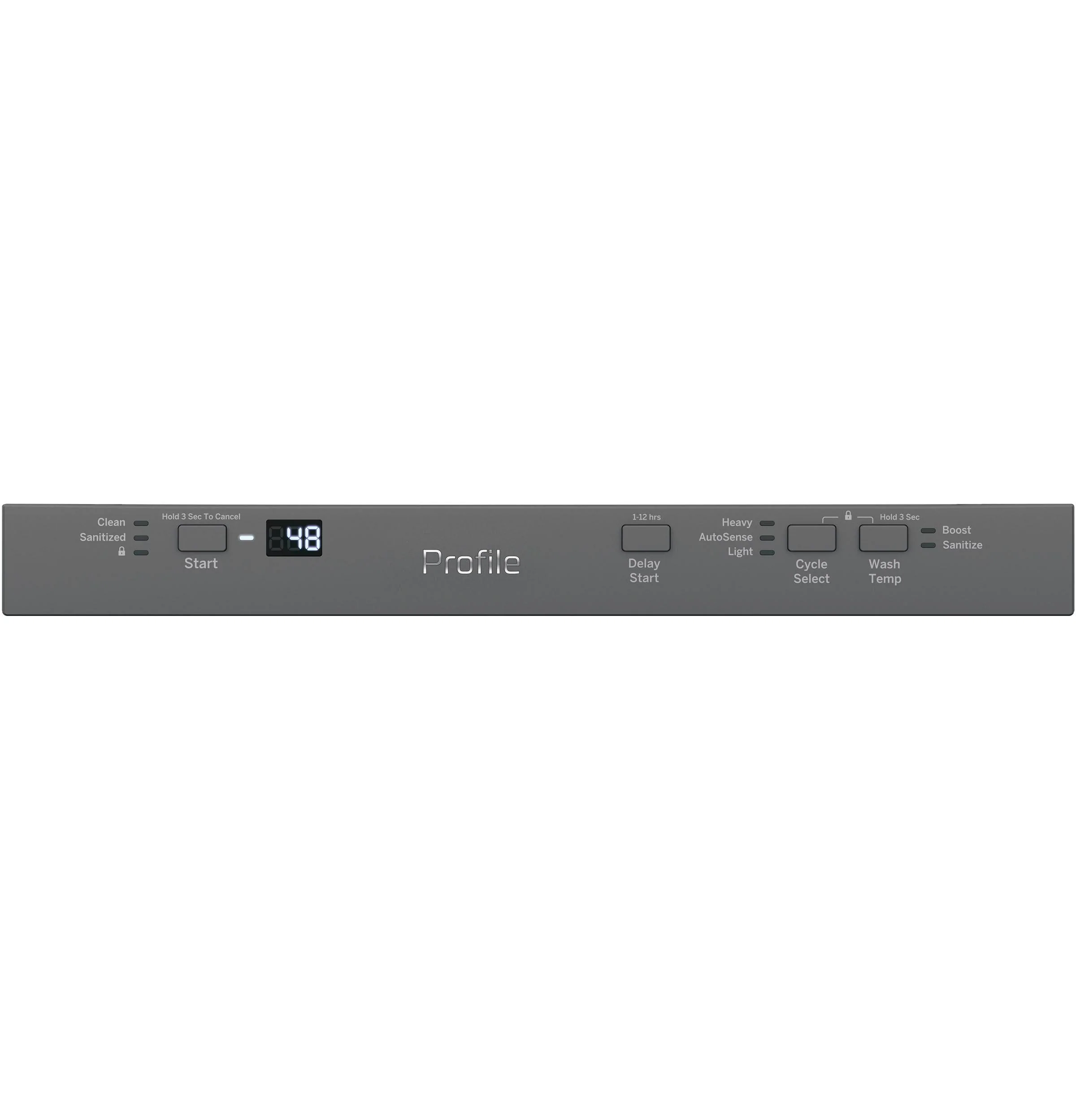 PDT145SSLSS GE Profile™ ENERGY STAR® 18" ADA Compliant Stainless Steel Interior Dishwasher with Sanitize Cycle - Image 5