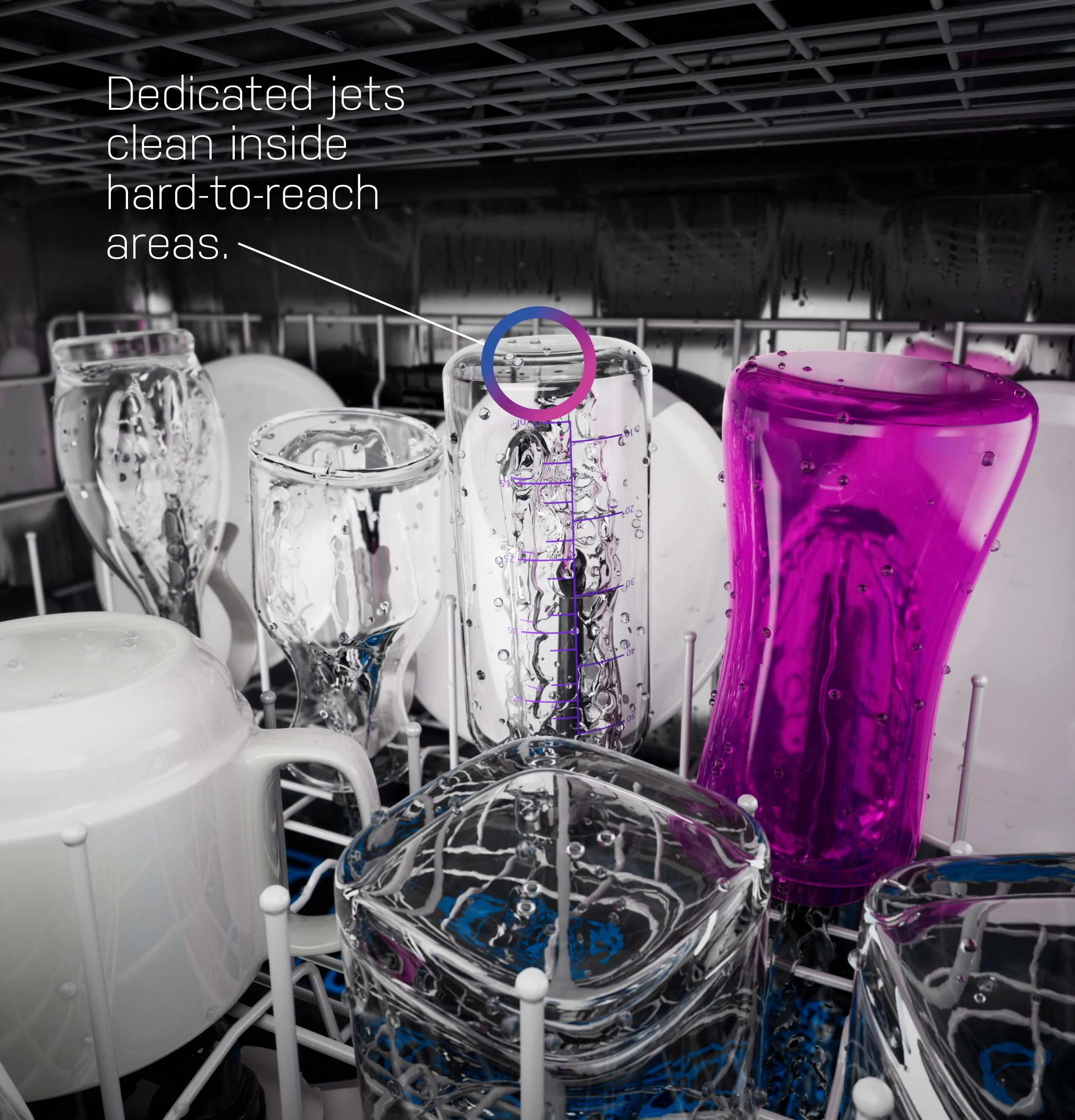 PDT755SBVTS GE Profile™ ENERGY STAR Smart UltraFresh System Dishwasher with Microban™ Antimicrobial Technology with Deep Clean Washing 3rd Rack, 42 dBA - Image 10