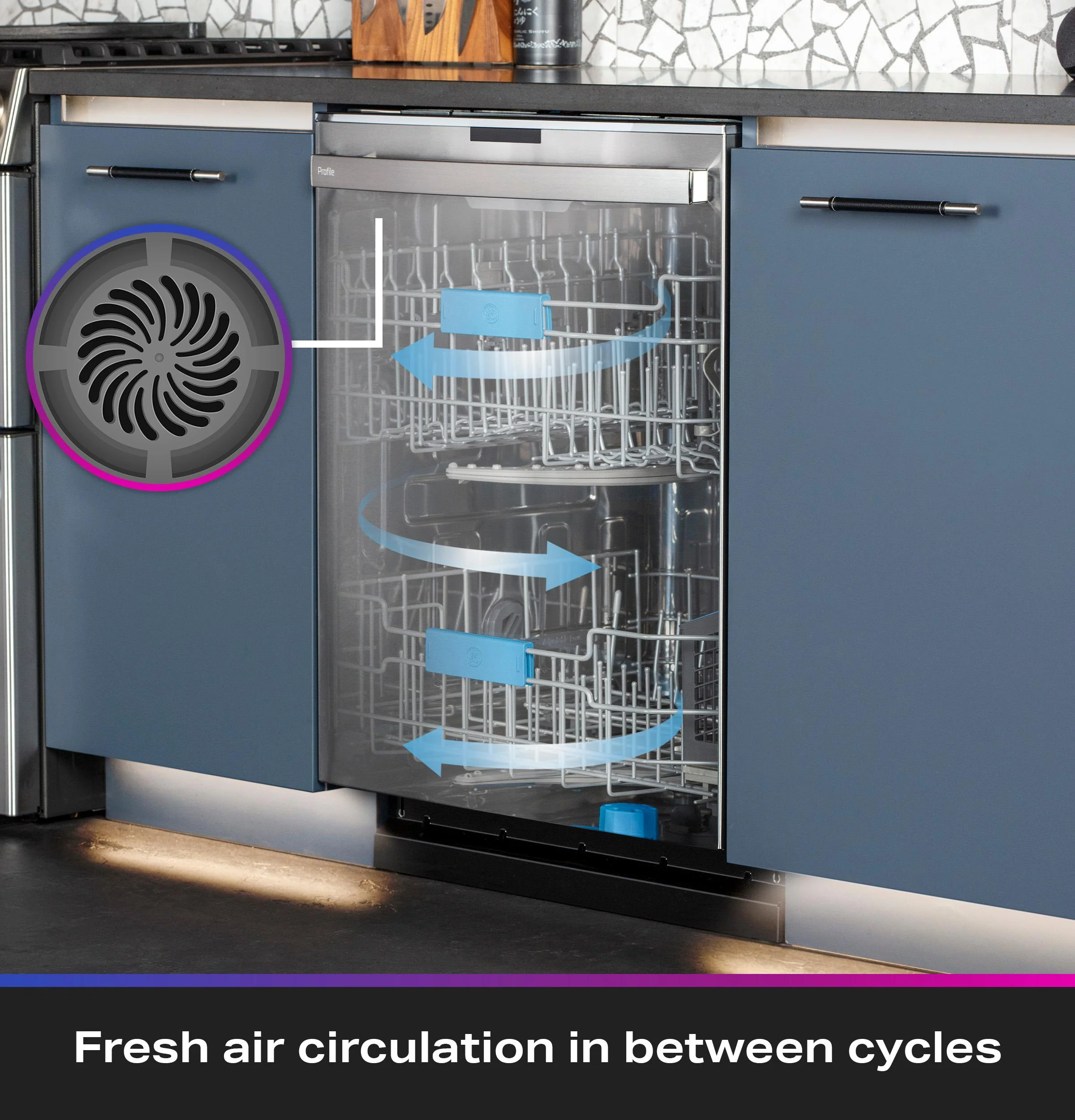 GE Profile™ ENERGY STAR® UltraFresh System Dishwasher with Stainless Steel Interior - Image 23