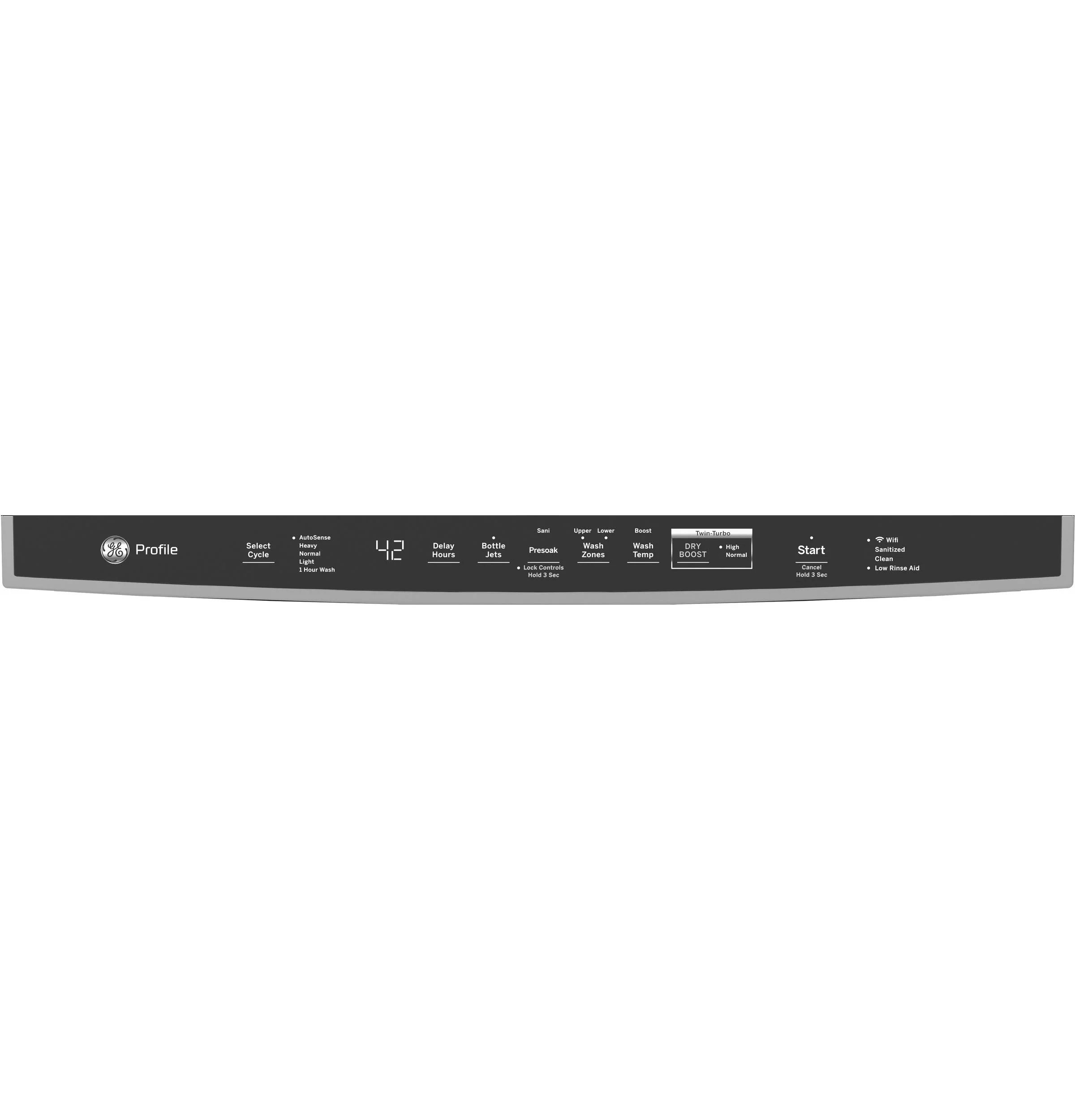 GE Profile™ ENERGY STAR® Fingerprint Resistant Top Control with Stainless Steel Interior Dishwasher with Sanitize Cycle - Image 3