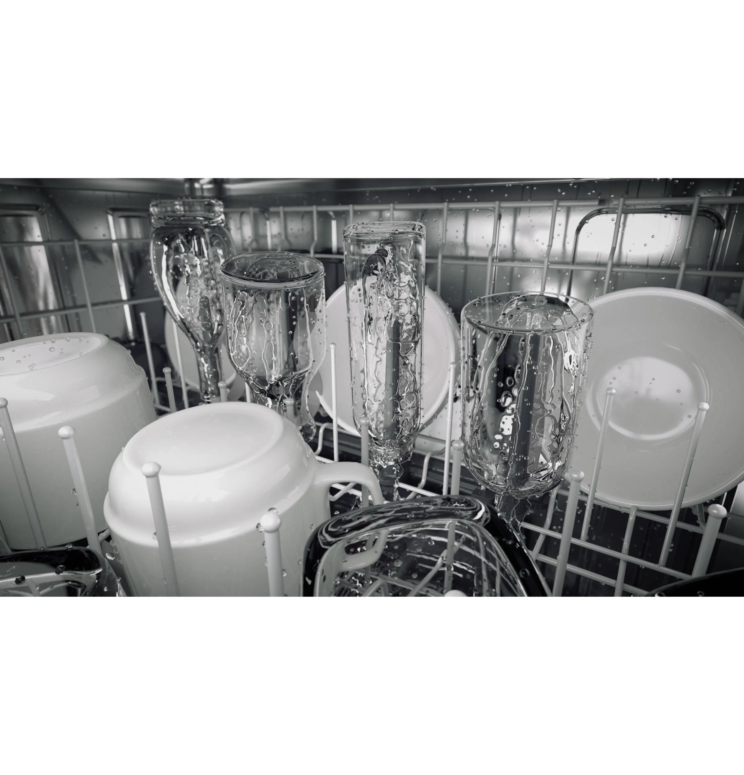 GE Profile™ ENERGY STAR® Fingerprint Resistant Top Control with Stainless Steel Interior Dishwasher with Sanitize Cycle - Image 34