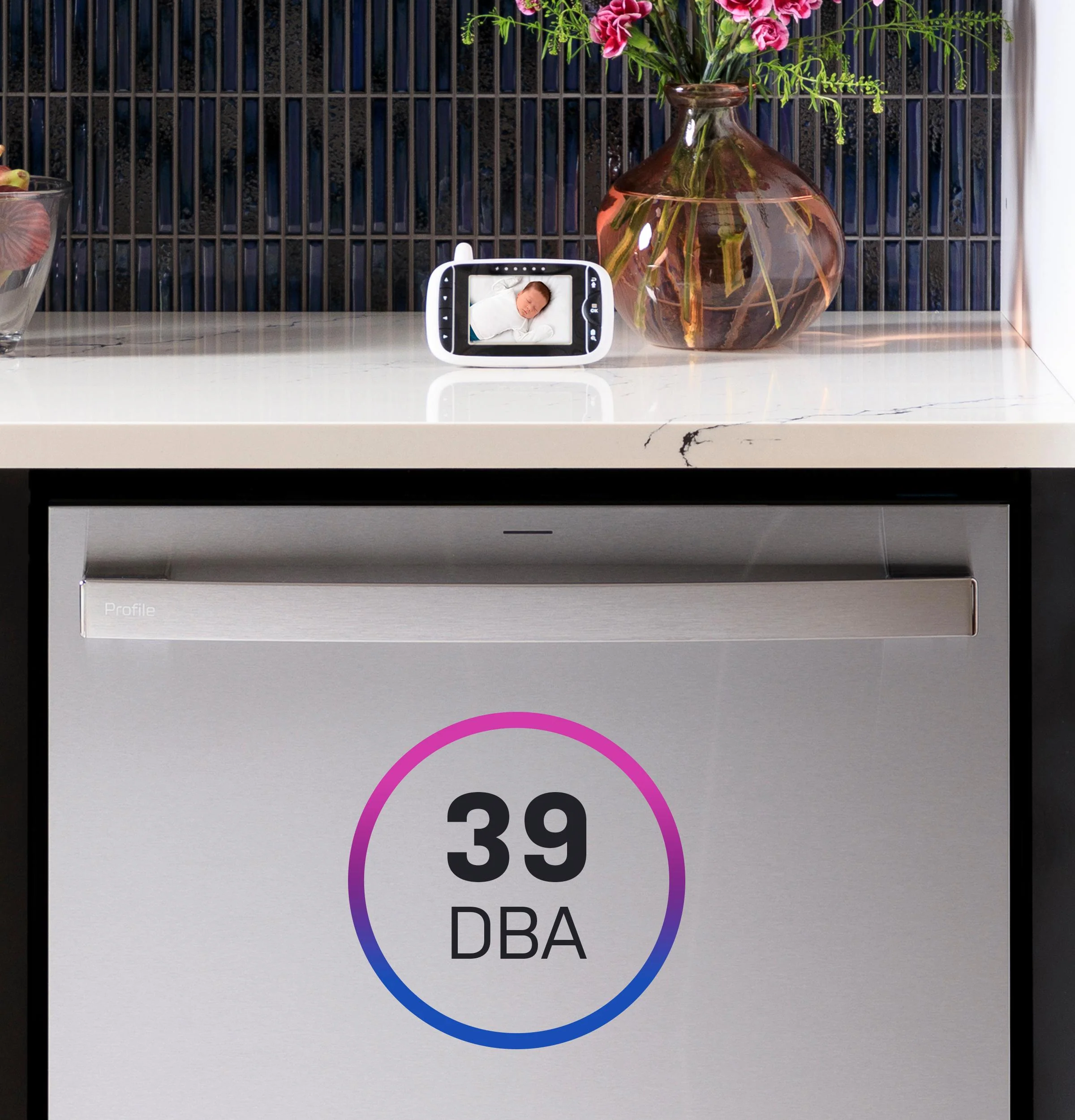 PDT795SBVTS GE Profile™ ENERGY STAR Smart UltraFresh System Dishwasher with Microban™ Antimicrobial Technology with Deep Clean Washing 3rd Rack, 39 dBA - Image 25