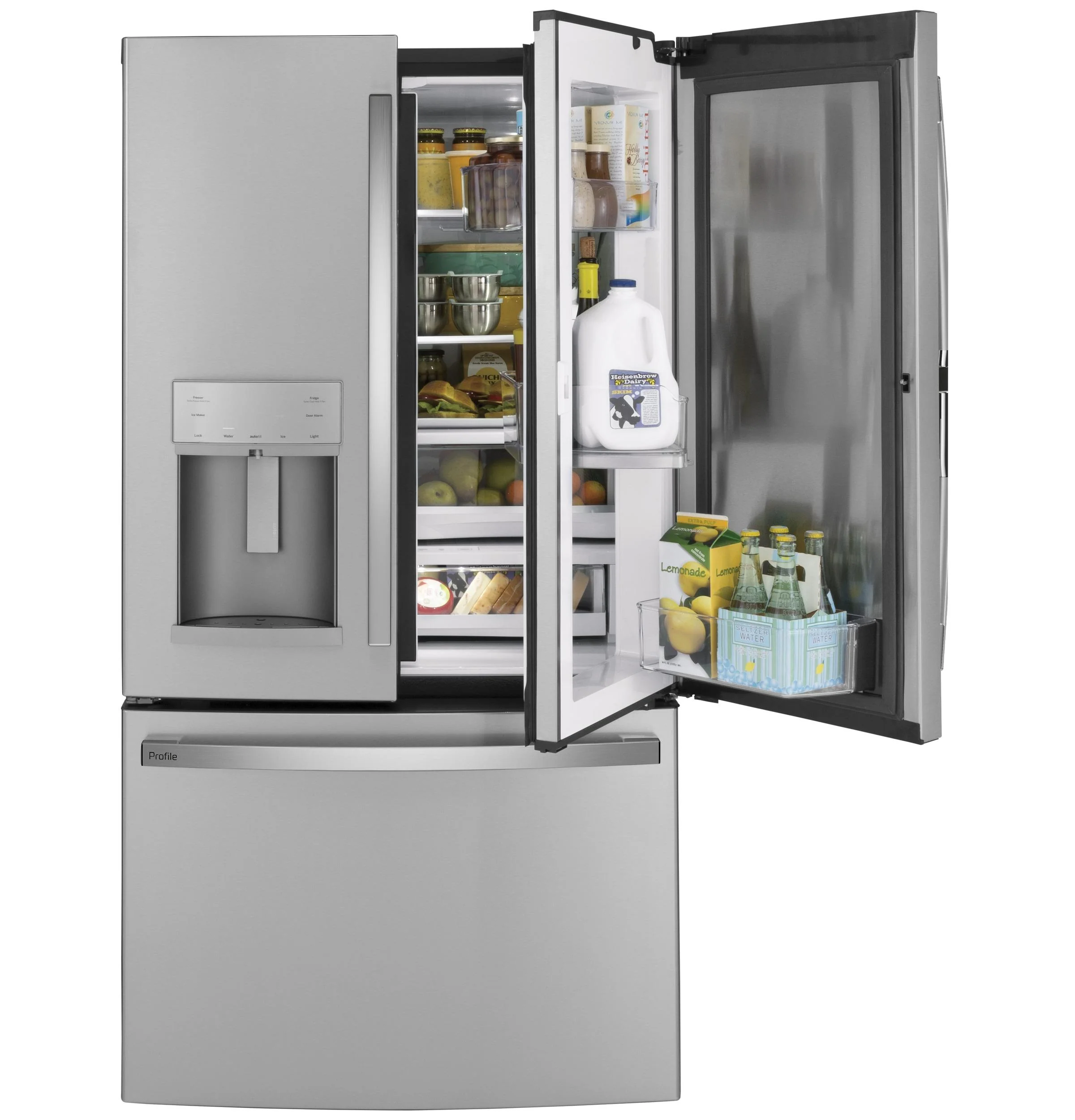 PFD28KYNFS GE Profile™ 27.7 Cu. Ft. Fingerprint Resistant French-Door Refrigerator with Door In Door and Hands-Free AutoFill - Image 34