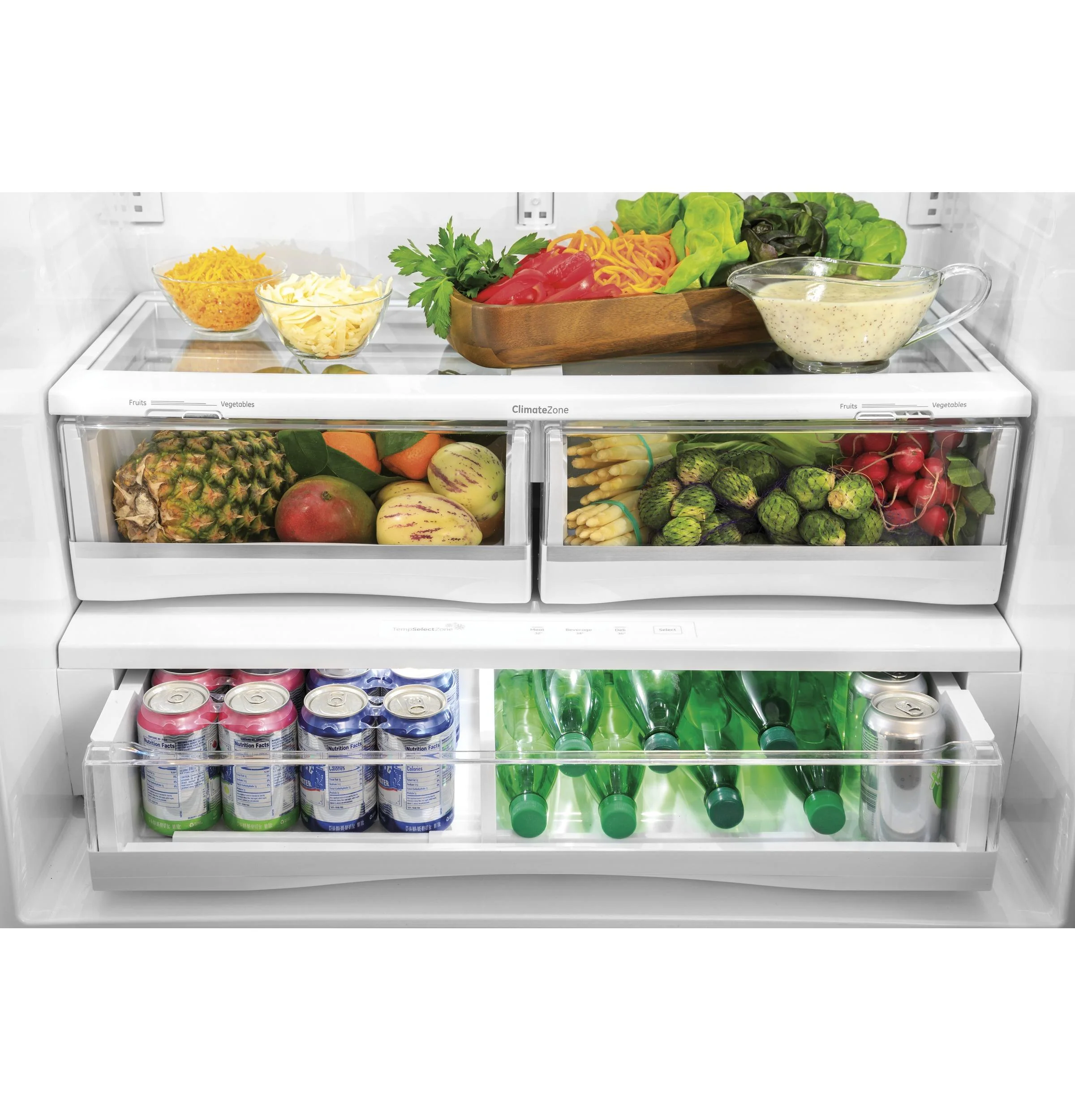 PFD28KYNFS GE Profile™ 27.7 Cu. Ft. Fingerprint Resistant French-Door Refrigerator with Door In Door and Hands-Free AutoFill - Image 40
