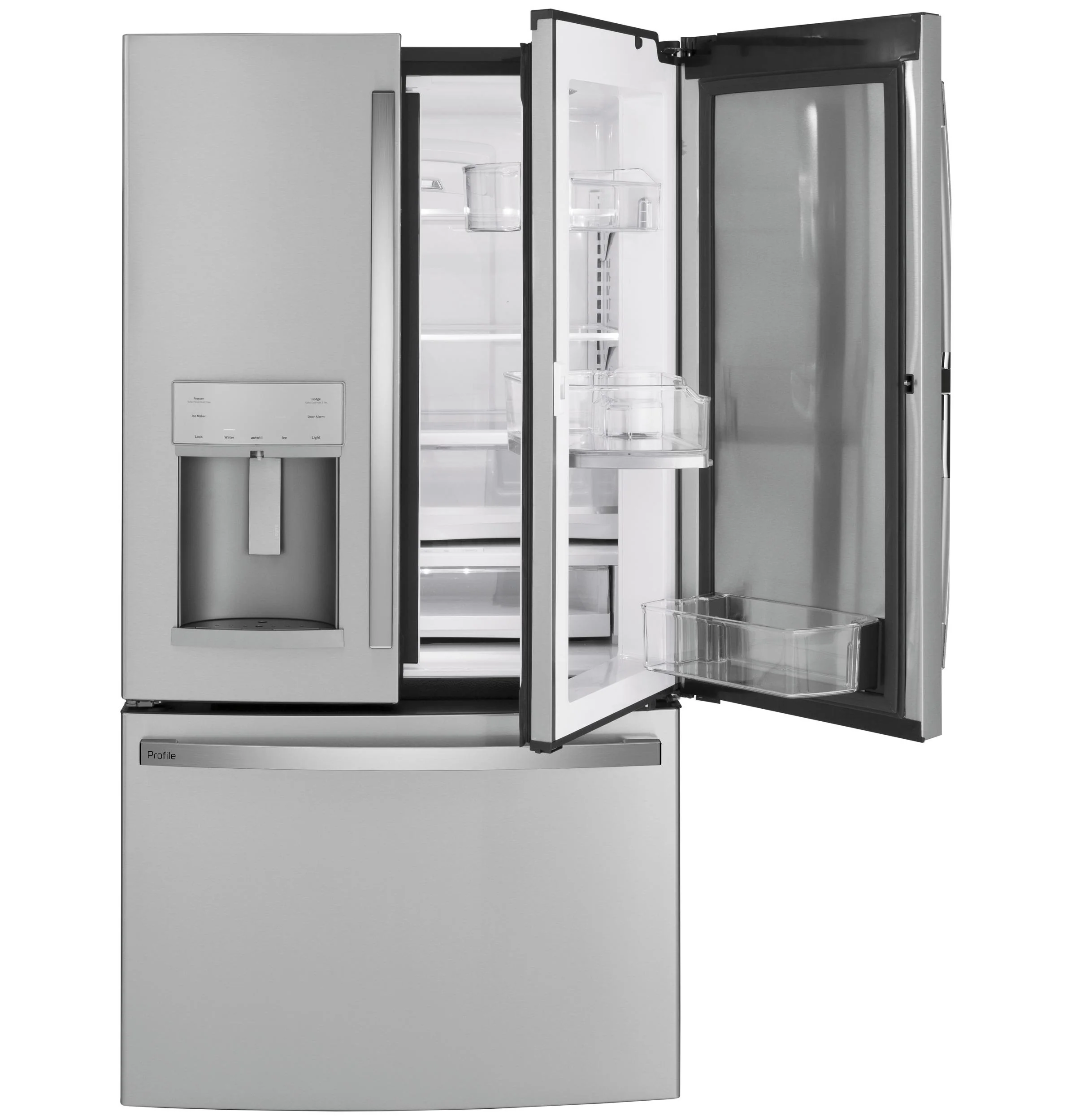 PFD28KYNFS GE Profile™ 27.7 Cu. Ft. Fingerprint Resistant French-Door Refrigerator with Door In Door and Hands-Free AutoFill - Image 8