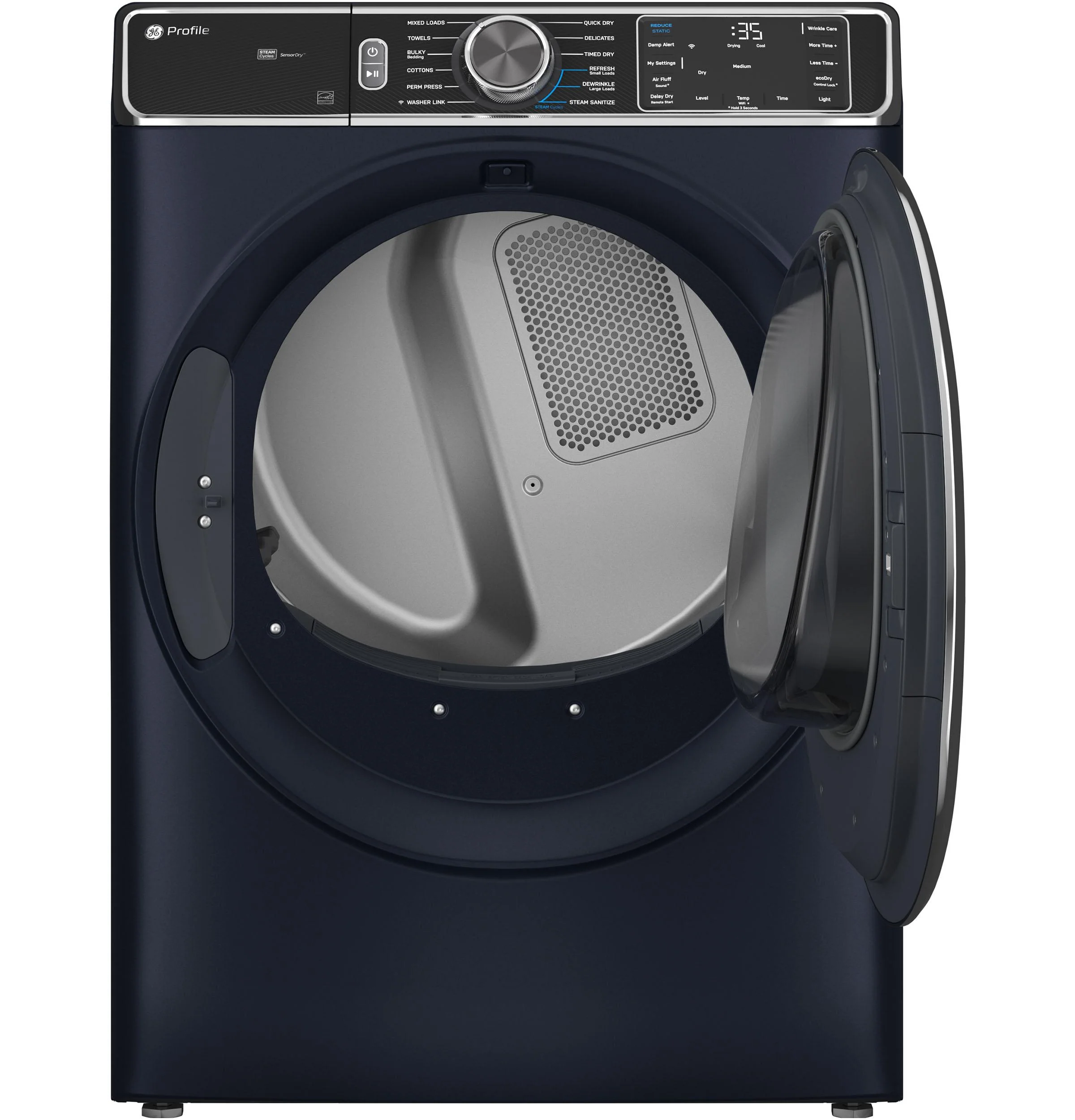 PFD87ESPVRS GE Profile™ 7.8 cu. ft. Capacity Smart Front Load Electric Dryer with Steam and Sanitize Cycle - Image 11
