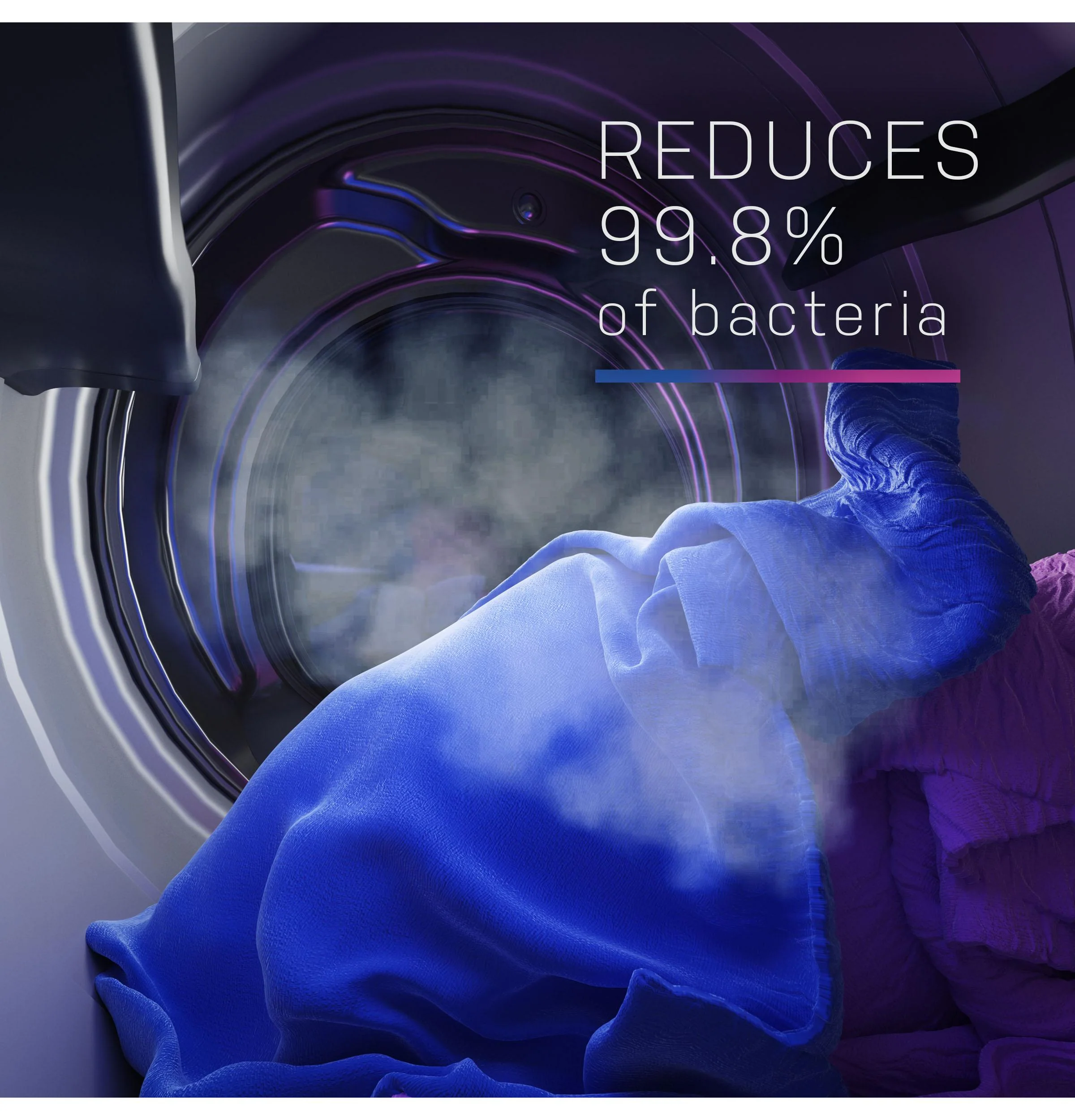 PFD87ESSVWW GE Profile™ 7.8 cu. ft. Capacity Smart Front Load Electric Dryer with Steam and Sanitize Cycle - Image 2
