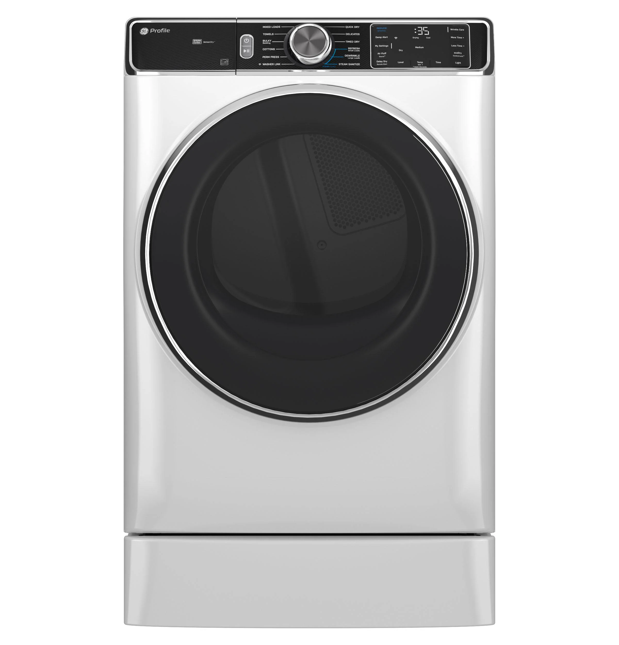 PFD87GSSVWW GE Profile™ 7.8 cu. ft. Capacity Smart Front Load Gas Dryer with Steam and Sanitize Cycle - Image 15
