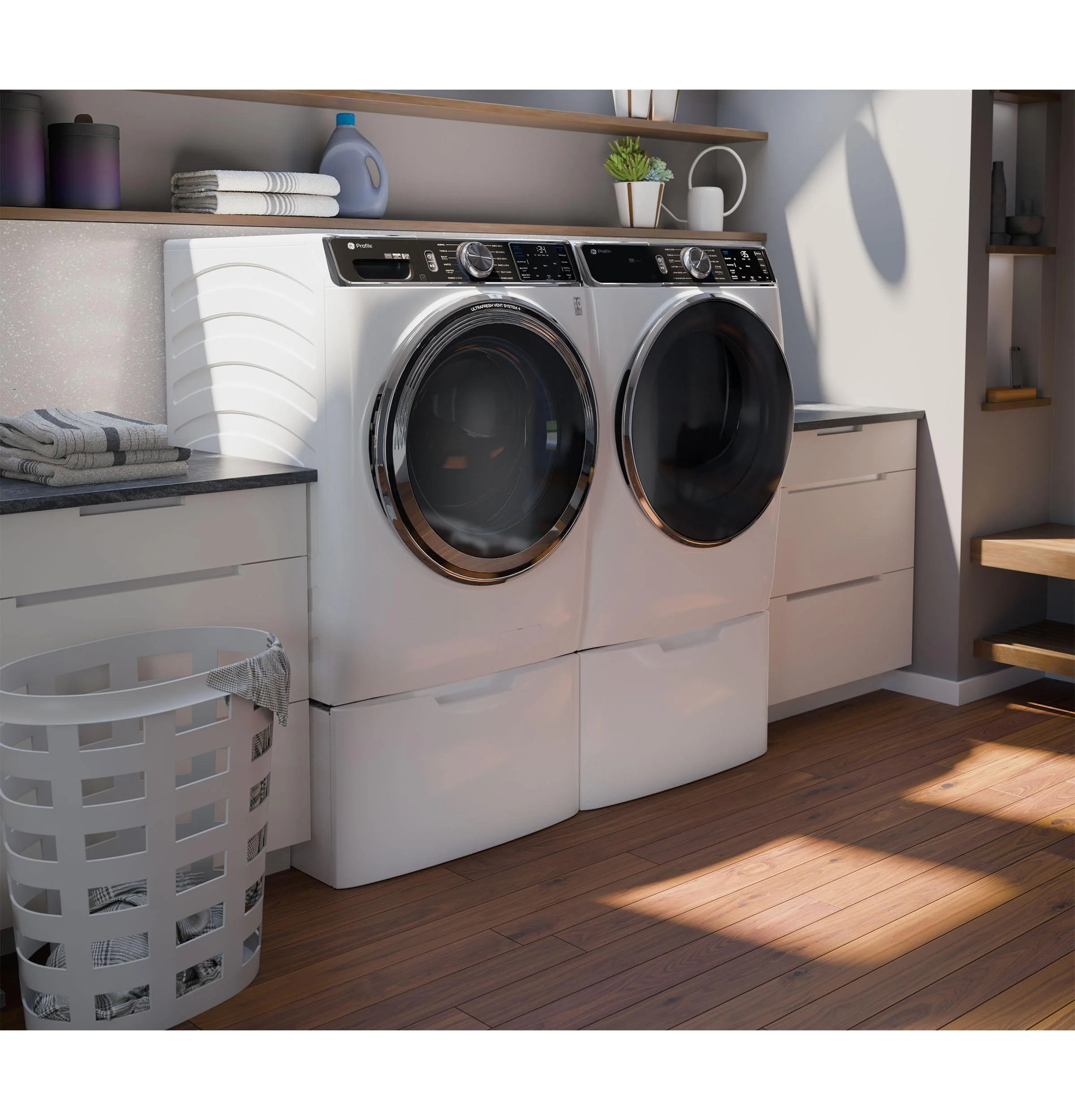 PFD87GSSVWW GE Profile™ 7.8 cu. ft. Capacity Smart Front Load Gas Dryer with Steam and Sanitize Cycle - Image 18