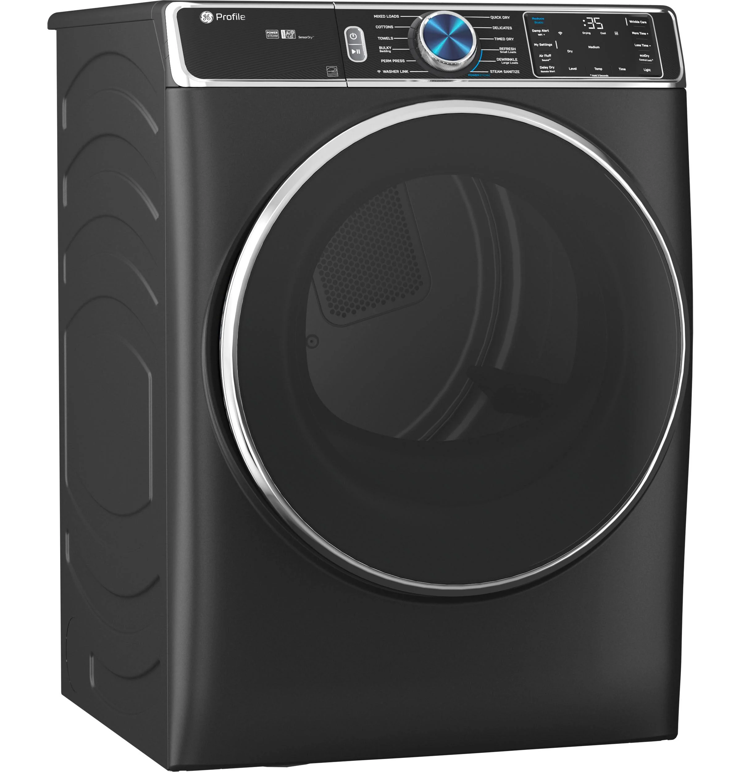 GE Profile™ ENERGY STAR® 7.8 cu. ft. Capacity Smart Front Load Gas Dryer with Steam and Sanitize Cycle - Image 33