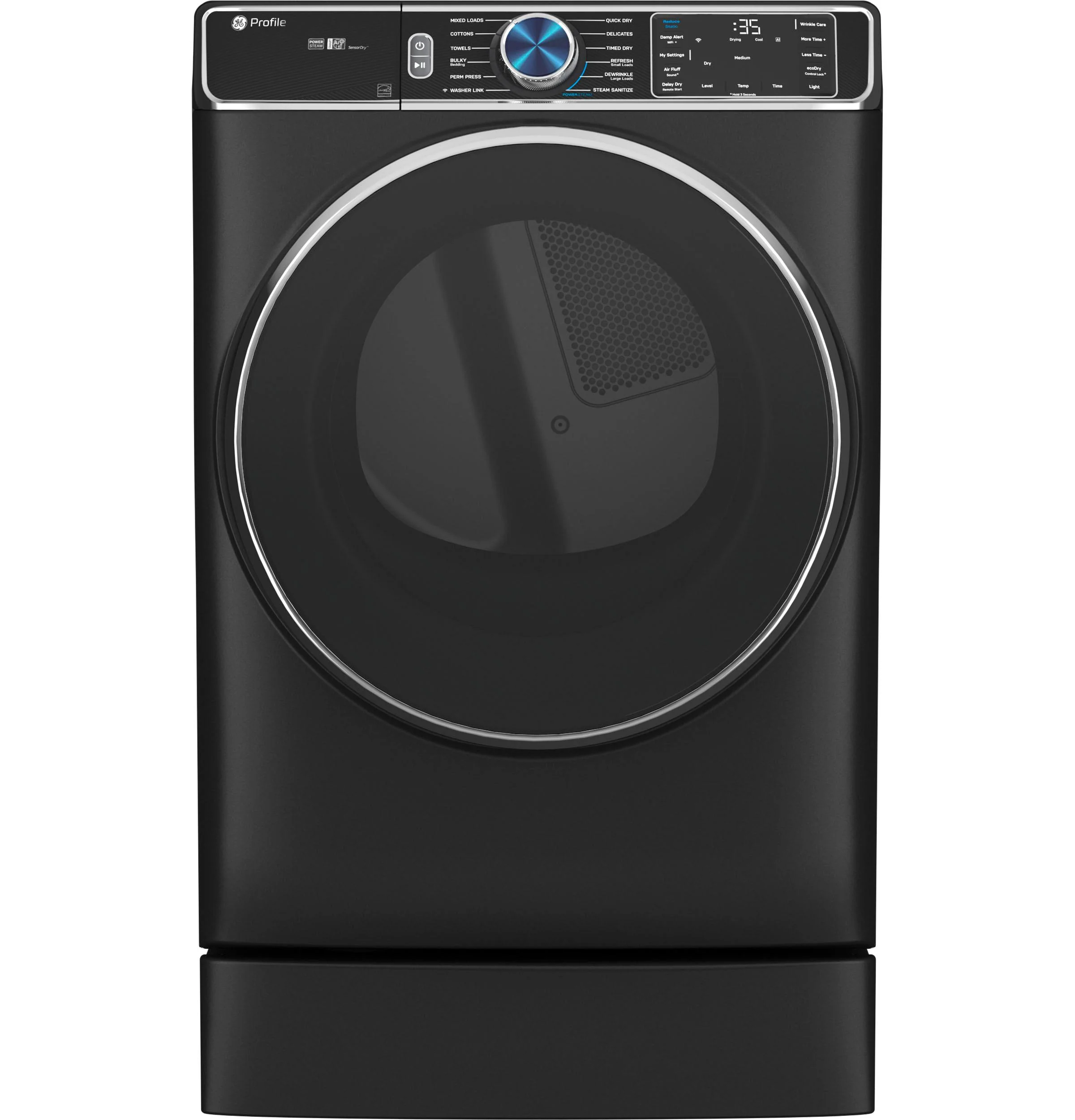 GE Profile™ ENERGY STAR® 7.8 cu. ft. Capacity Smart Front Load Gas Dryer with Steam and Sanitize Cycle - Image 4