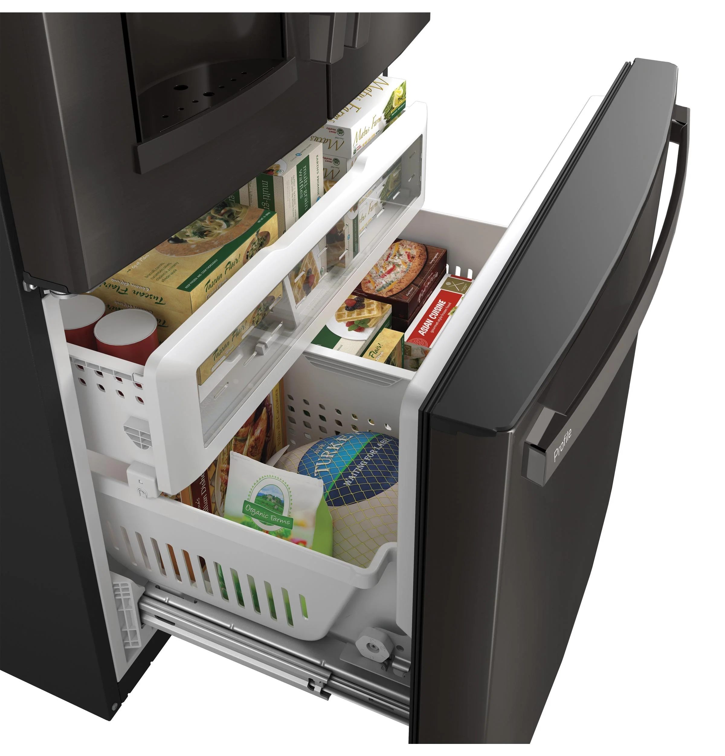 PFE28KBLTS GE Profile™ ENERGY STAR® 27.7 Cu. Ft. French-Door Refrigerator with Hands-Free AutoFill - Image 33