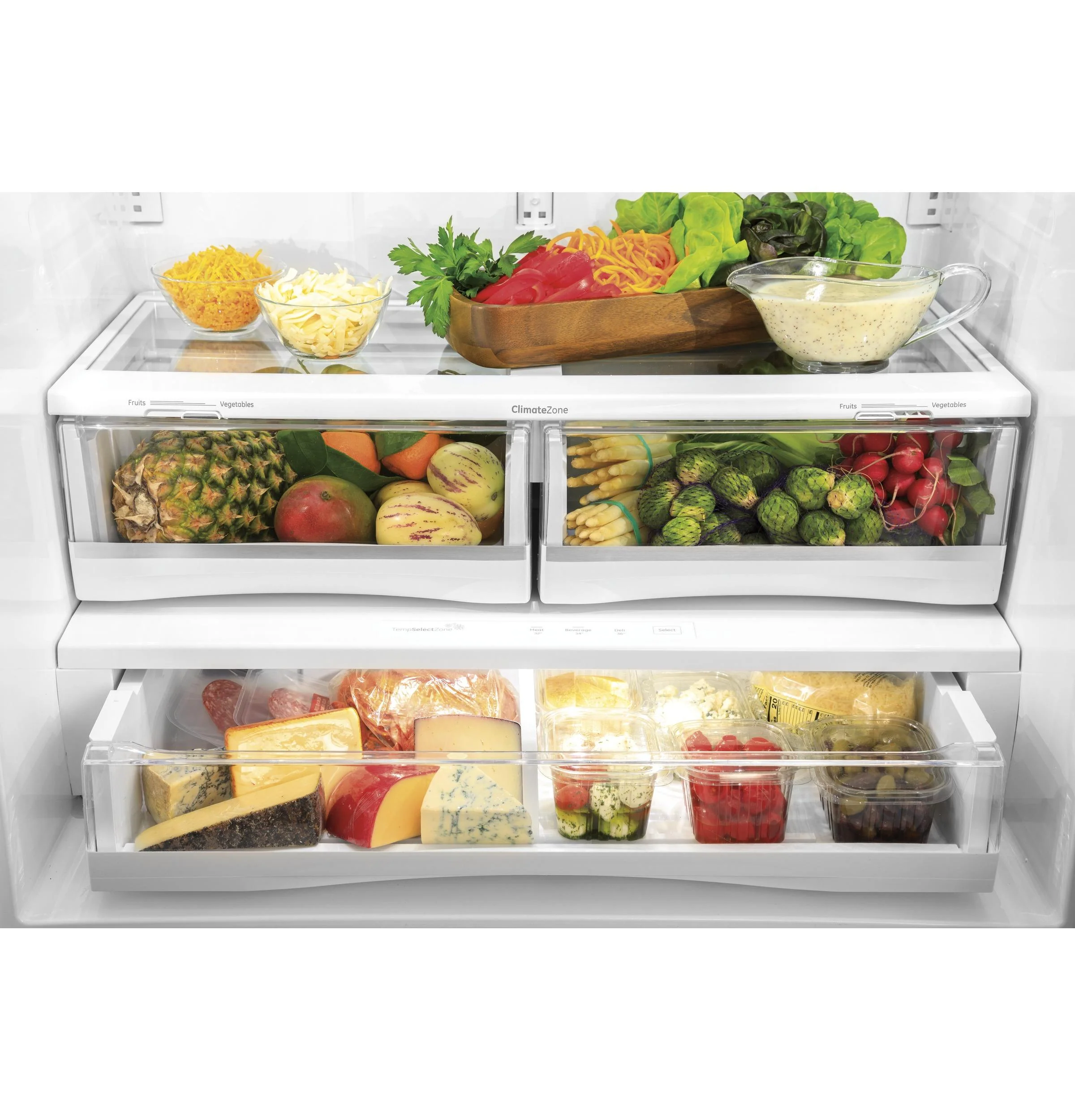 PFE28KYNFS GE Profile™ ENERGY STAR® 27.7 Cu. Ft. Fingerprint Resistant French-Door Refrigerator with Hands-Free AutoFill - Image 15