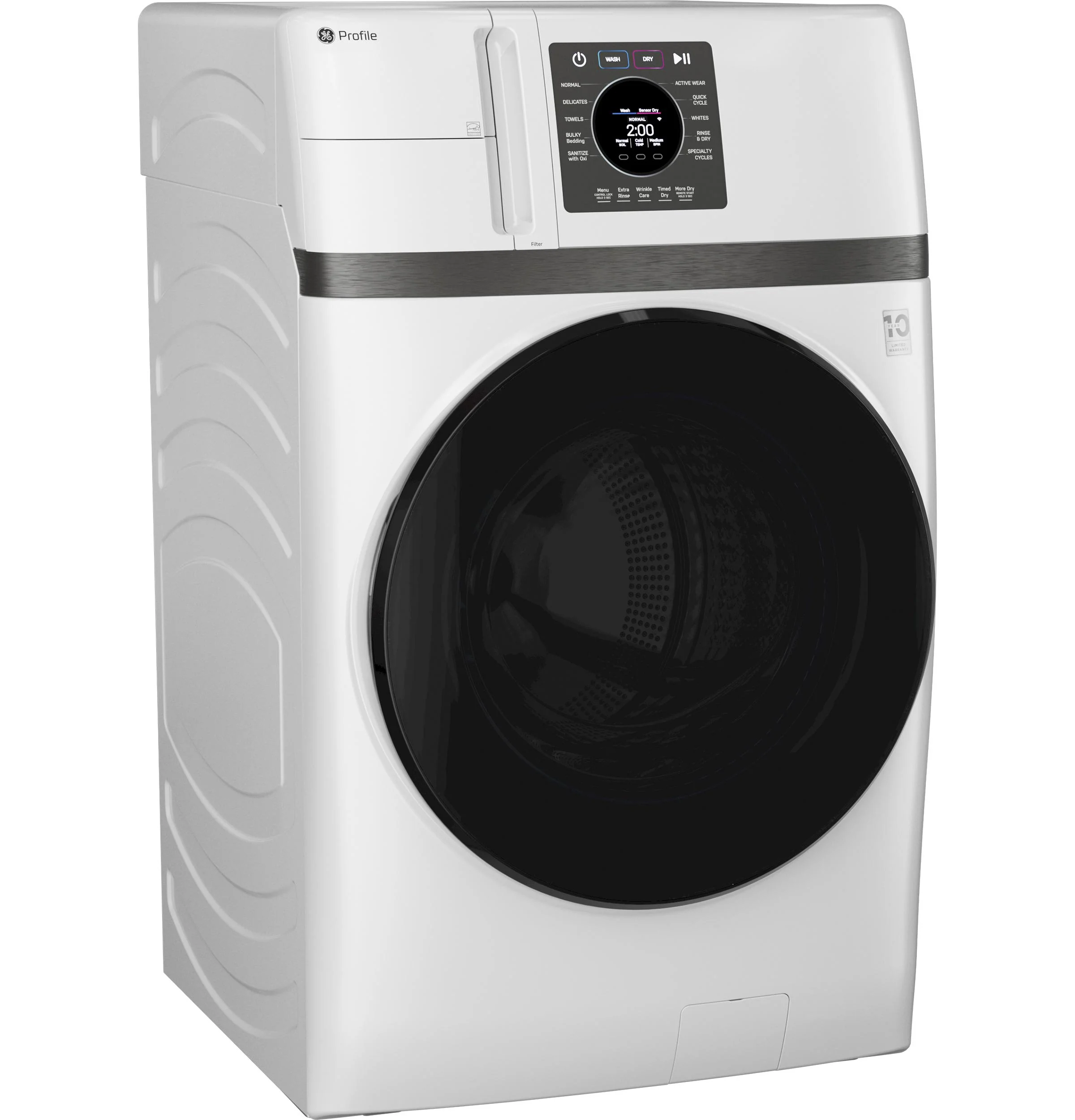 PFQ83HSSWWW GE Profile™ ENERGY STAR® 4.6 cu. ft. Capacity UltraFast Combo with Ventless Inverter Heat Pump Technology Washer/Dryer - Image 5