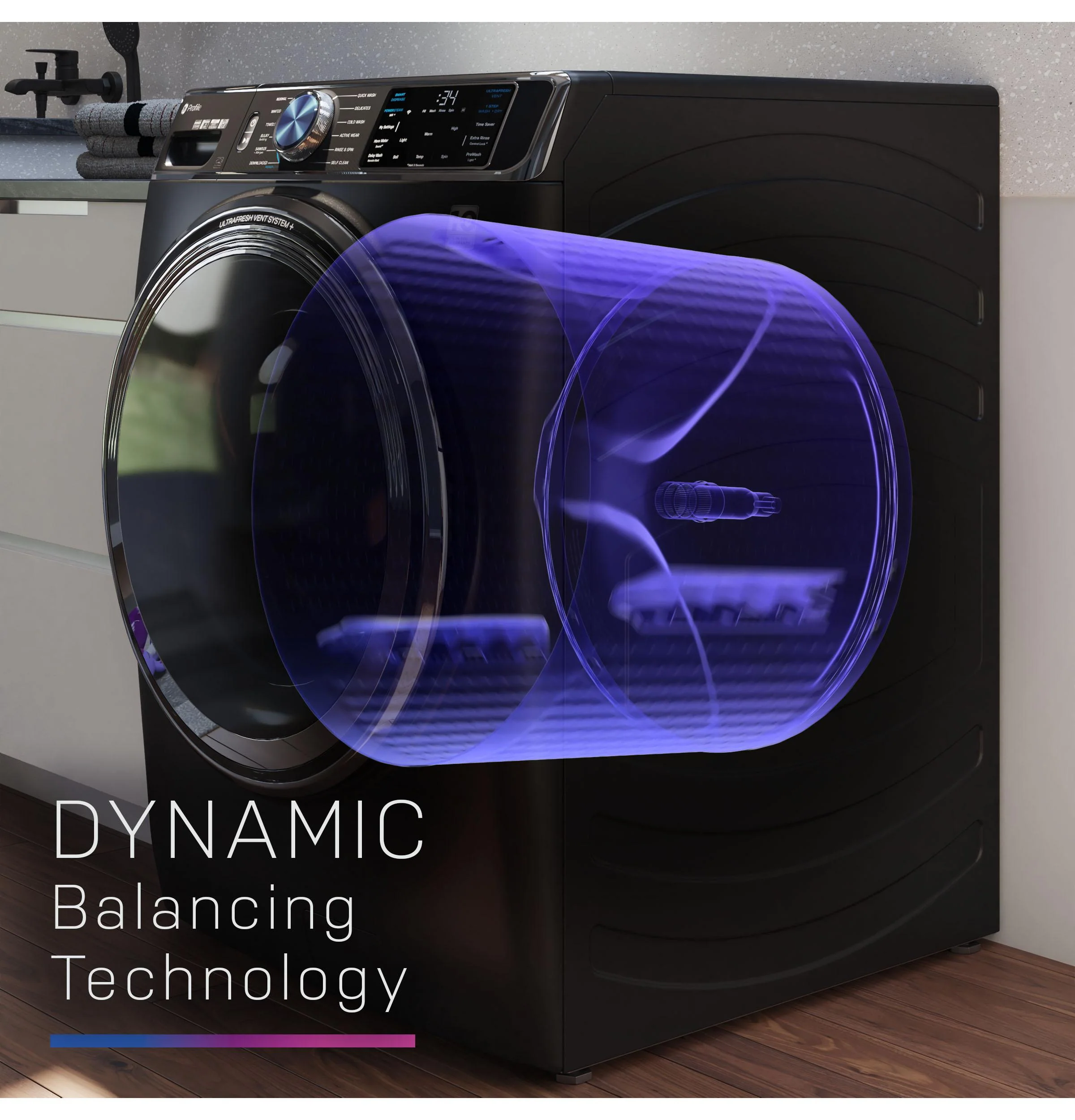 PFW950SPTDS GE Profile™ 5.3 cu. ft. Capacity Smart Front Load ENERGY STAR® Steam Washer with Adaptive SmartDispense™ UltraFresh Vent System Plus™ with OdorBlock™ - Image 56
