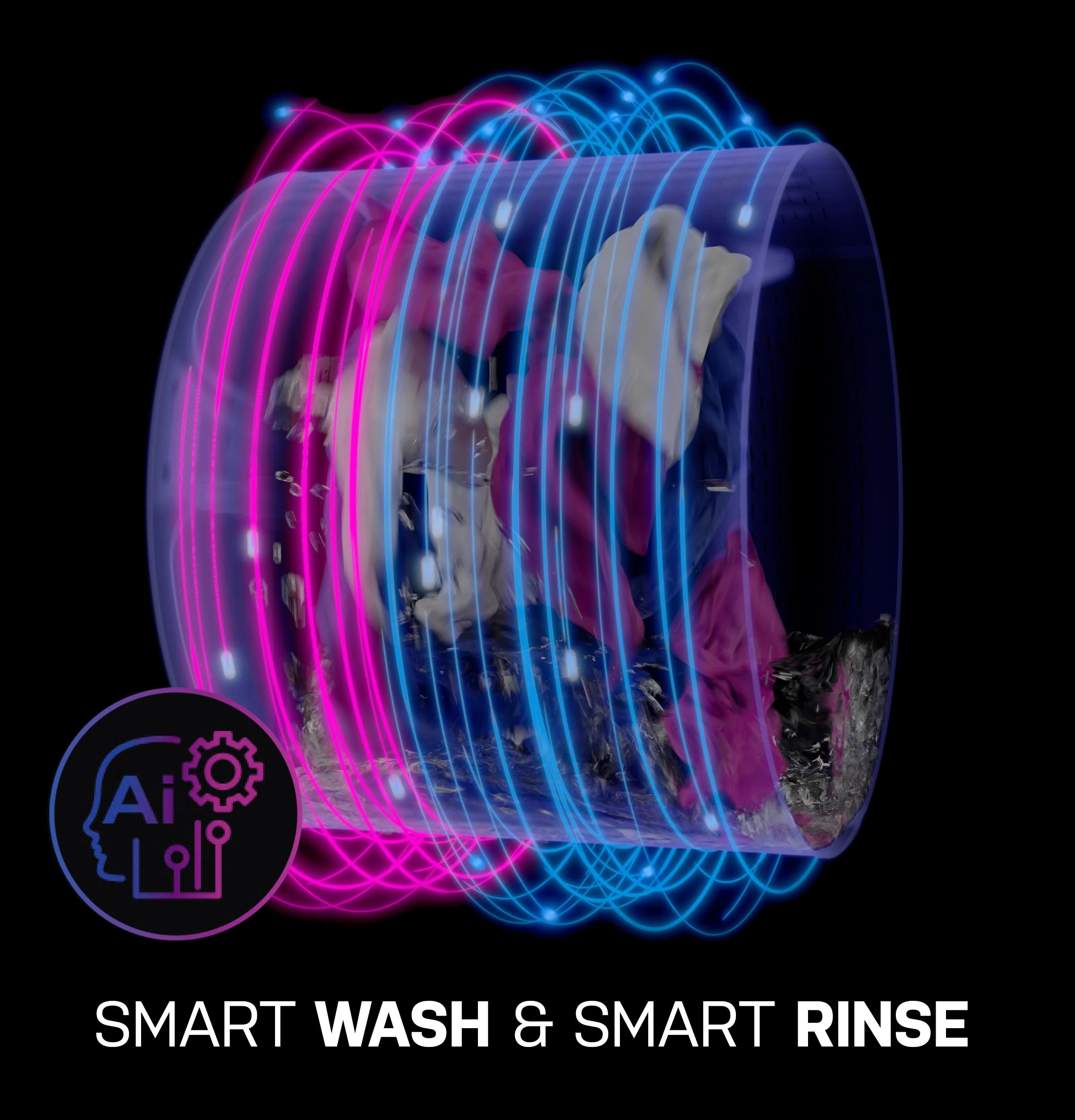 PFW955SPWGN GE Profile™ 5.5 cu. ft. Capacity Smart Front Load ENERGY STAR® Steam Washer with UltraFresh Vent System+ and Smart Wash & Smart Rinse - Image 13