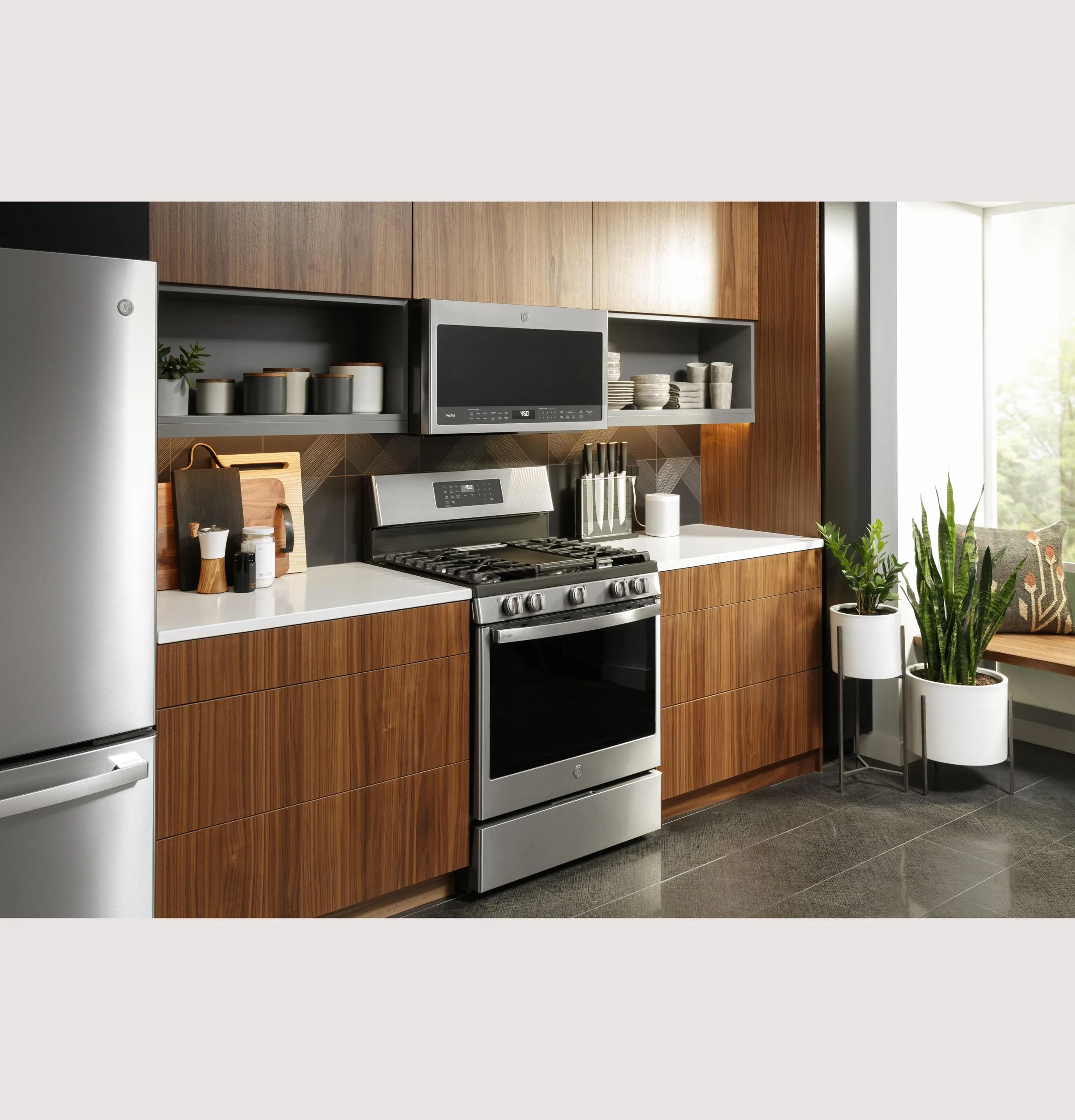 PGB935YPFS GE Profile™ Smart 30" Free-Standing Self Clean Gas Fingerprint Resistant Range with No Preheat Air Fry - Image 21
