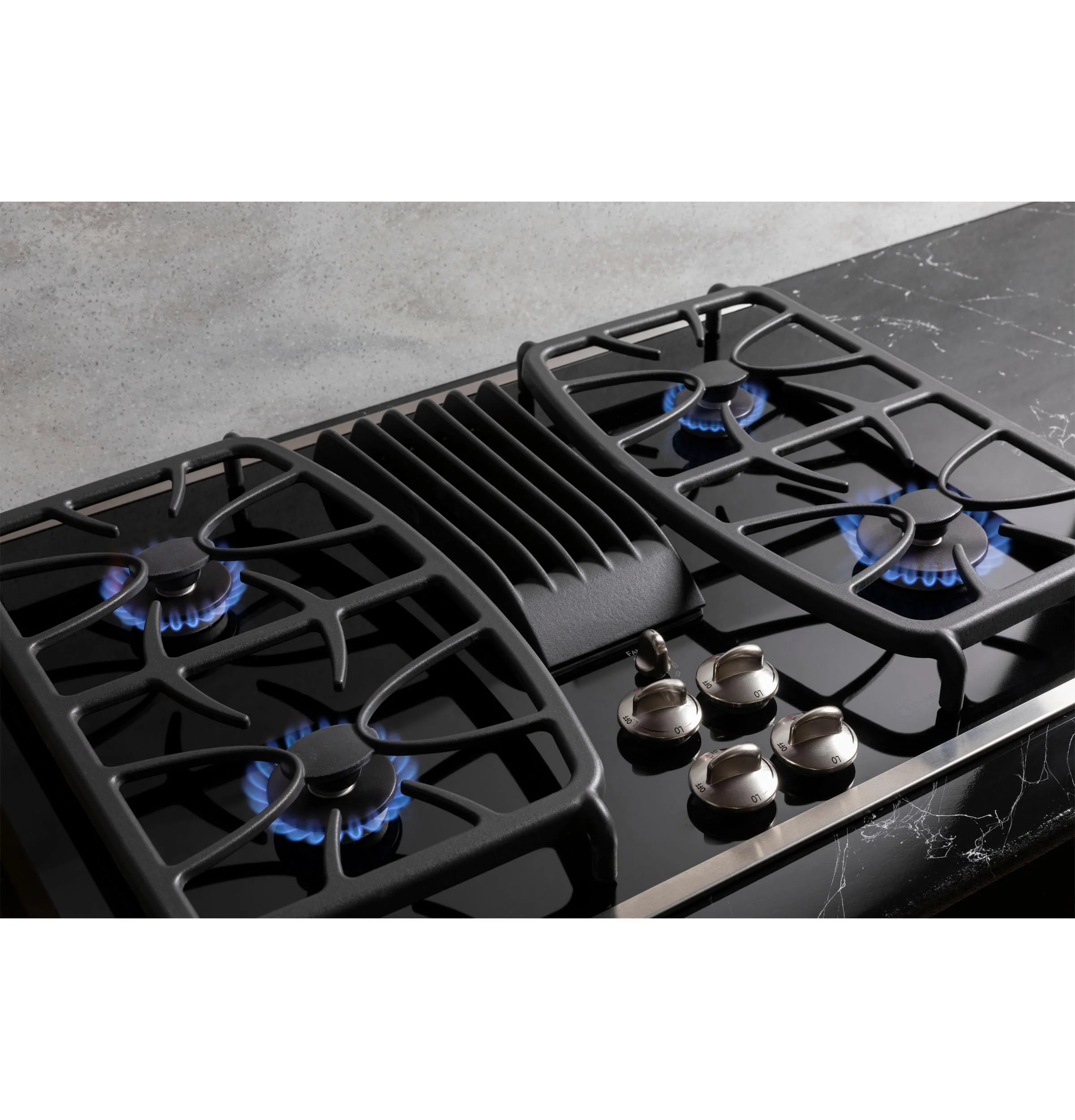 PGP9830SRSS GE Profile™ 30" Built-In Gas Downdraft Cooktop - Image 2
