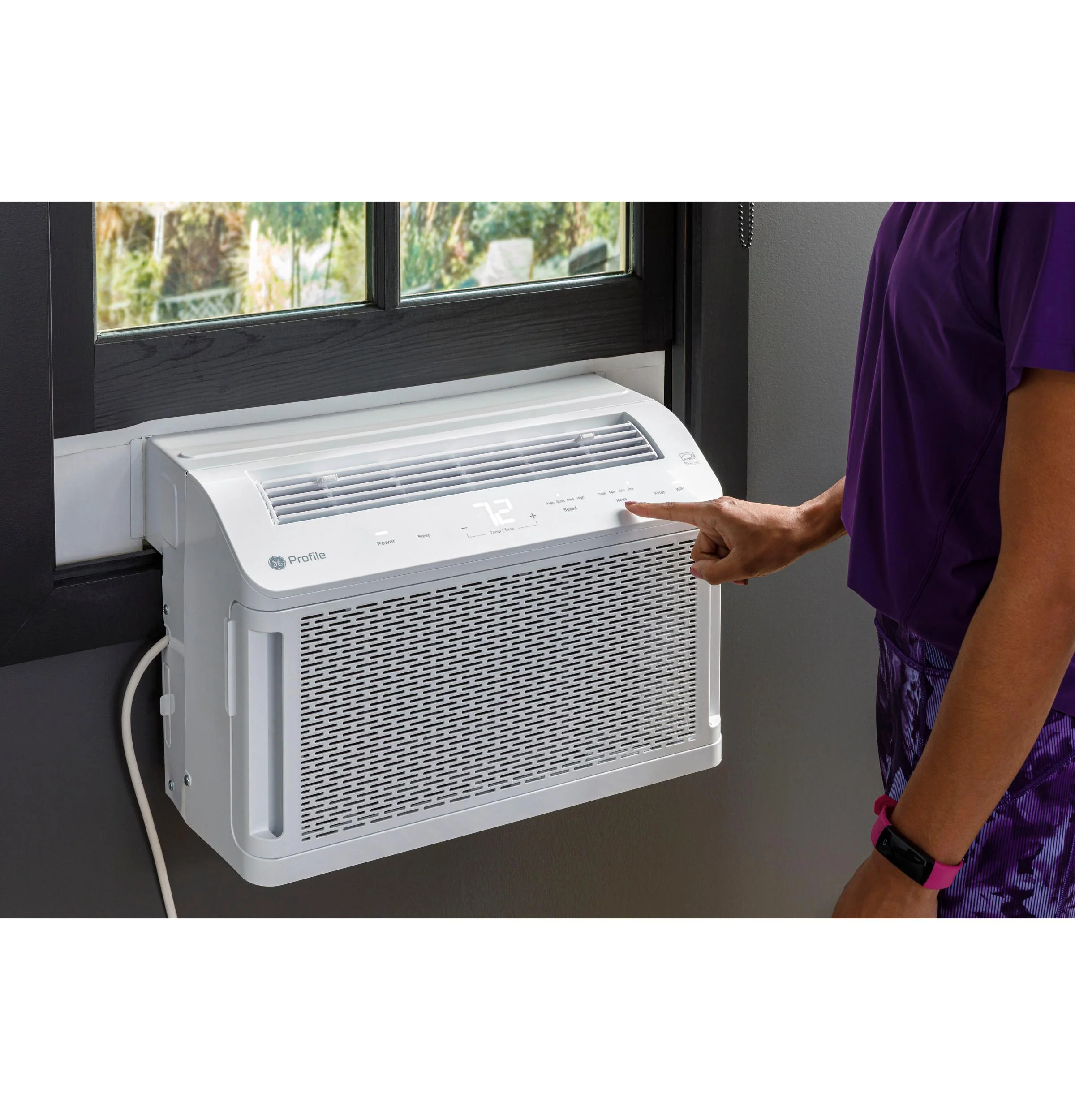 PHNT10CC GE Profile ClearView™ ENERGY STAR® 10,300 BTU Inverter Smart Ultra Quiet Window Air Conditioner for Medium Rooms up to 450 sq. ft. - Image 6