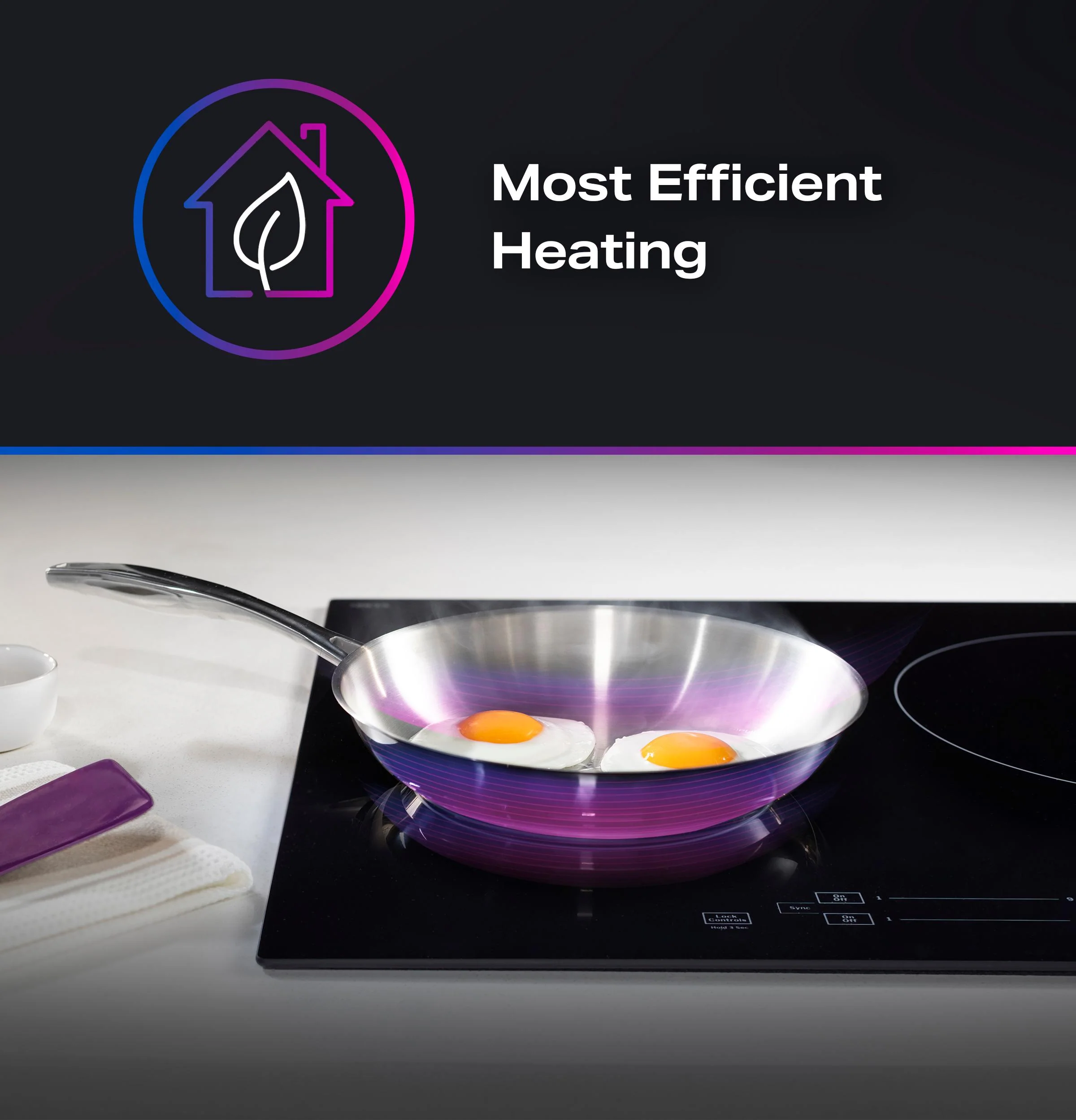 PHP6030DWBB GE Profile™ ENERGY STAR® 30" Built-In Touch Control Induction Cooktop - Image 24