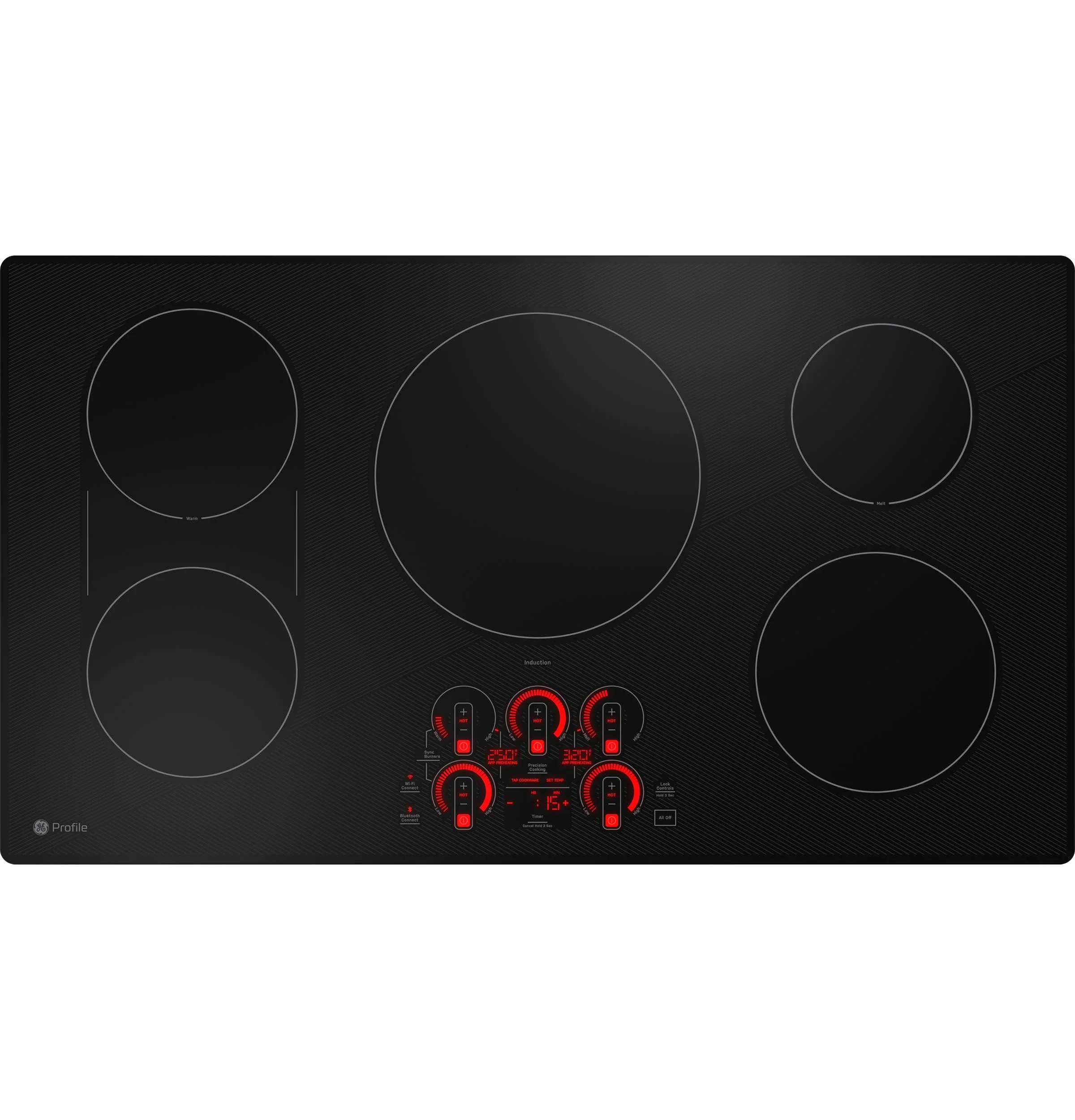 PHP9036DTBB GE Profile™ ENERGY STAR® 36" Built-In Touch Control Induction Cooktop - Image 2