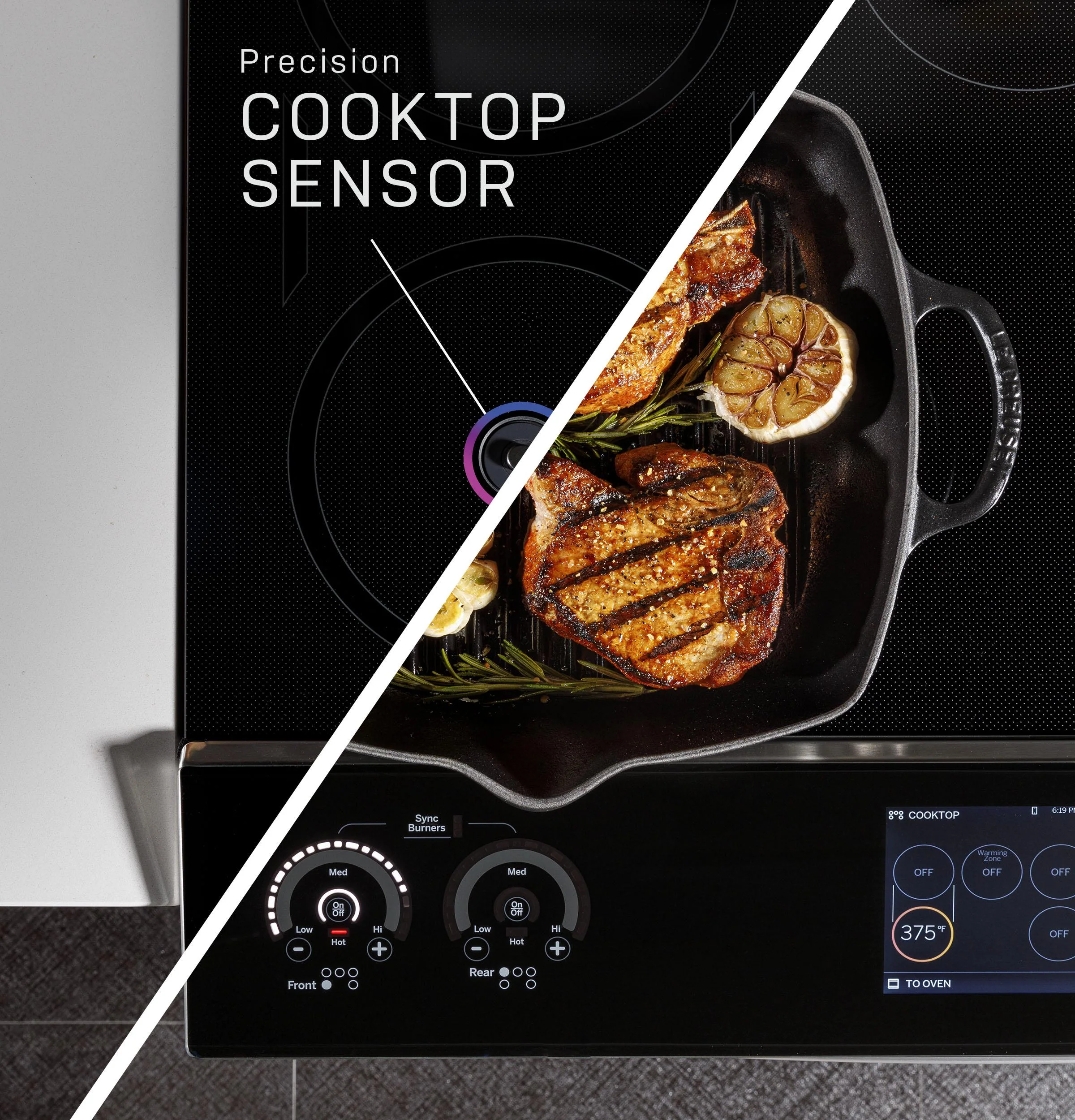 PHS93XYPFS GE Profile™ 30" Smart Slide-In Front-Control Induction Fingerprint Resistant Range with In Oven Camera - Image 16