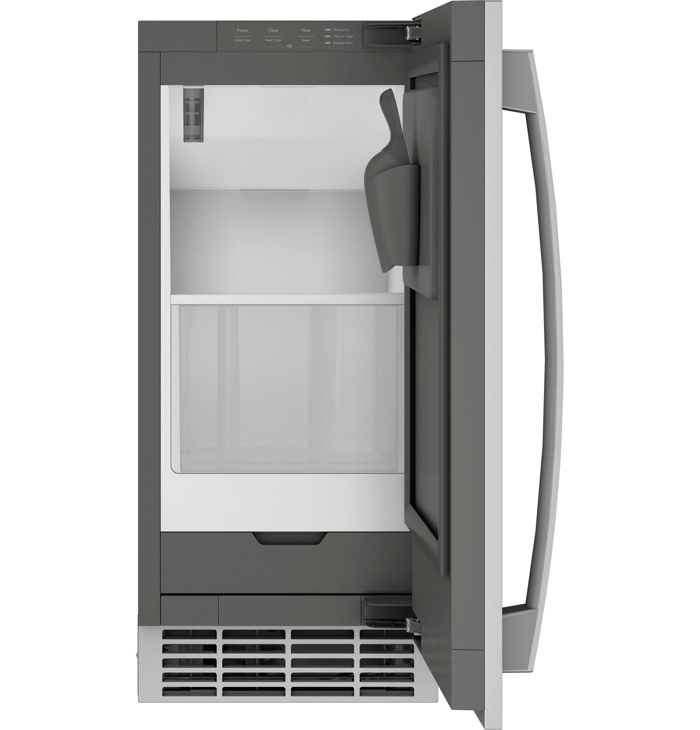 PK1UG150RSS GE Profile™ Stainless Steel Ice Maker Door Kit (door panel and handle only) - Image 4