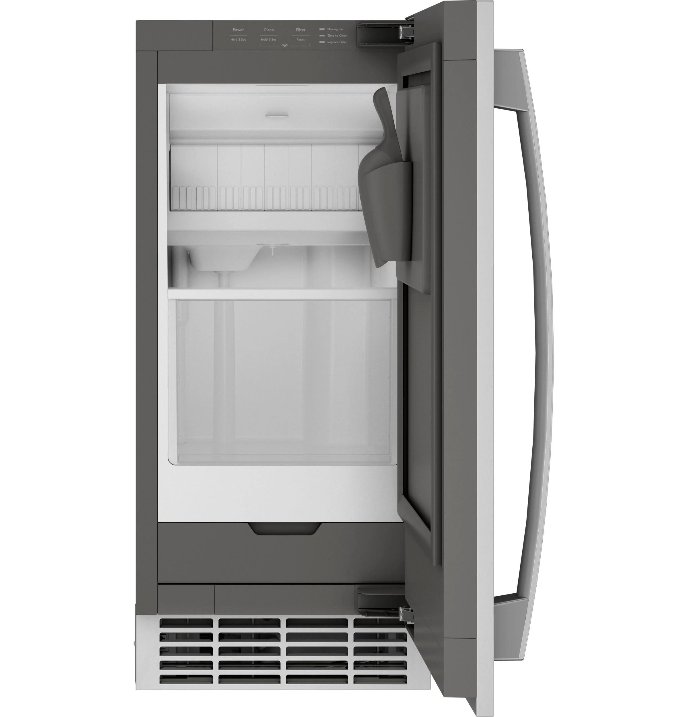 PK1UG150RSS GE Profile™ Stainless Steel Ice Maker Door Kit (door panel and handle only) - Image 5