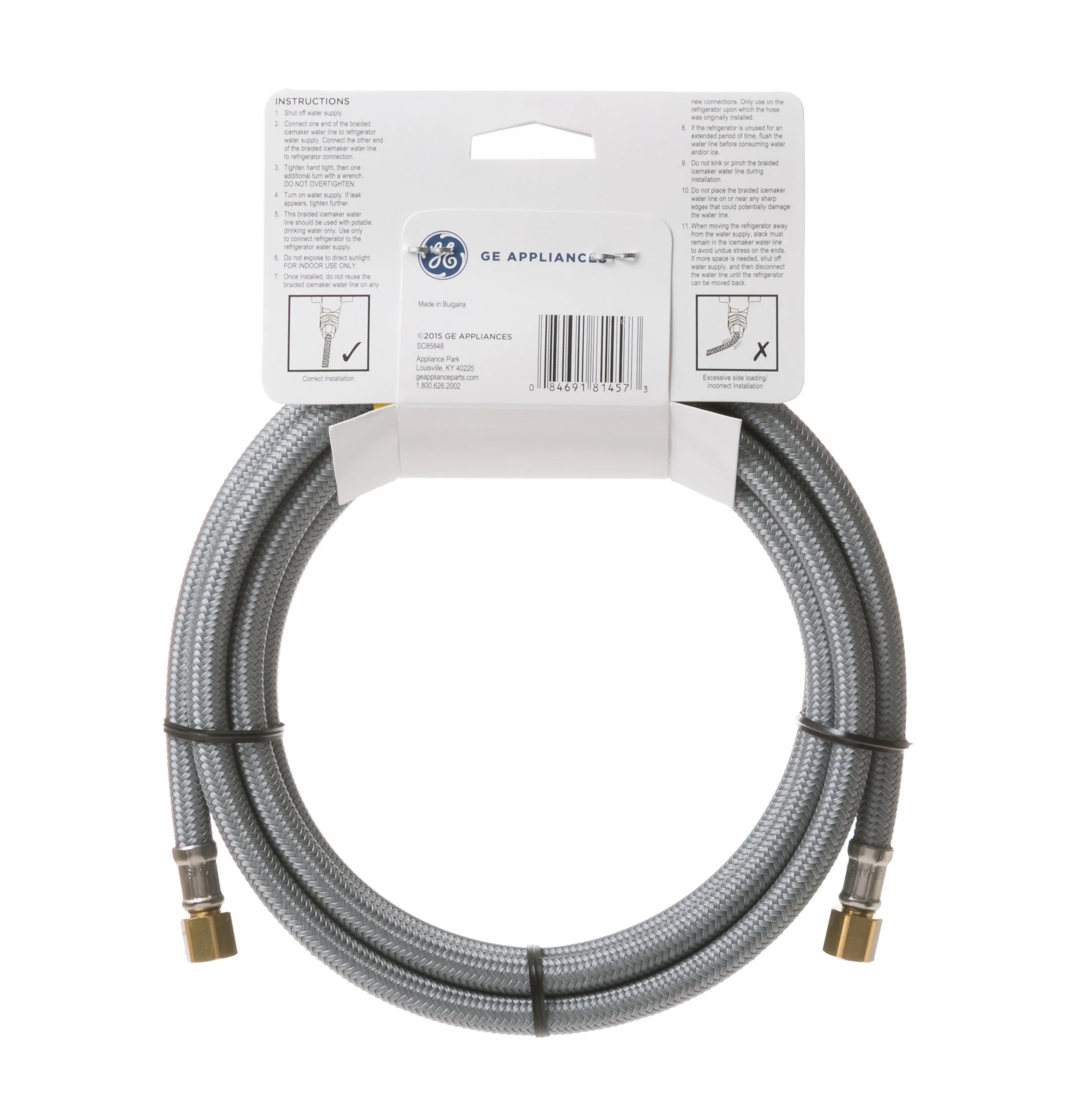Ge Appliances PM08X10008 8' Universal Braided Water Line for Icemaker and/or Dispenser - Image 4