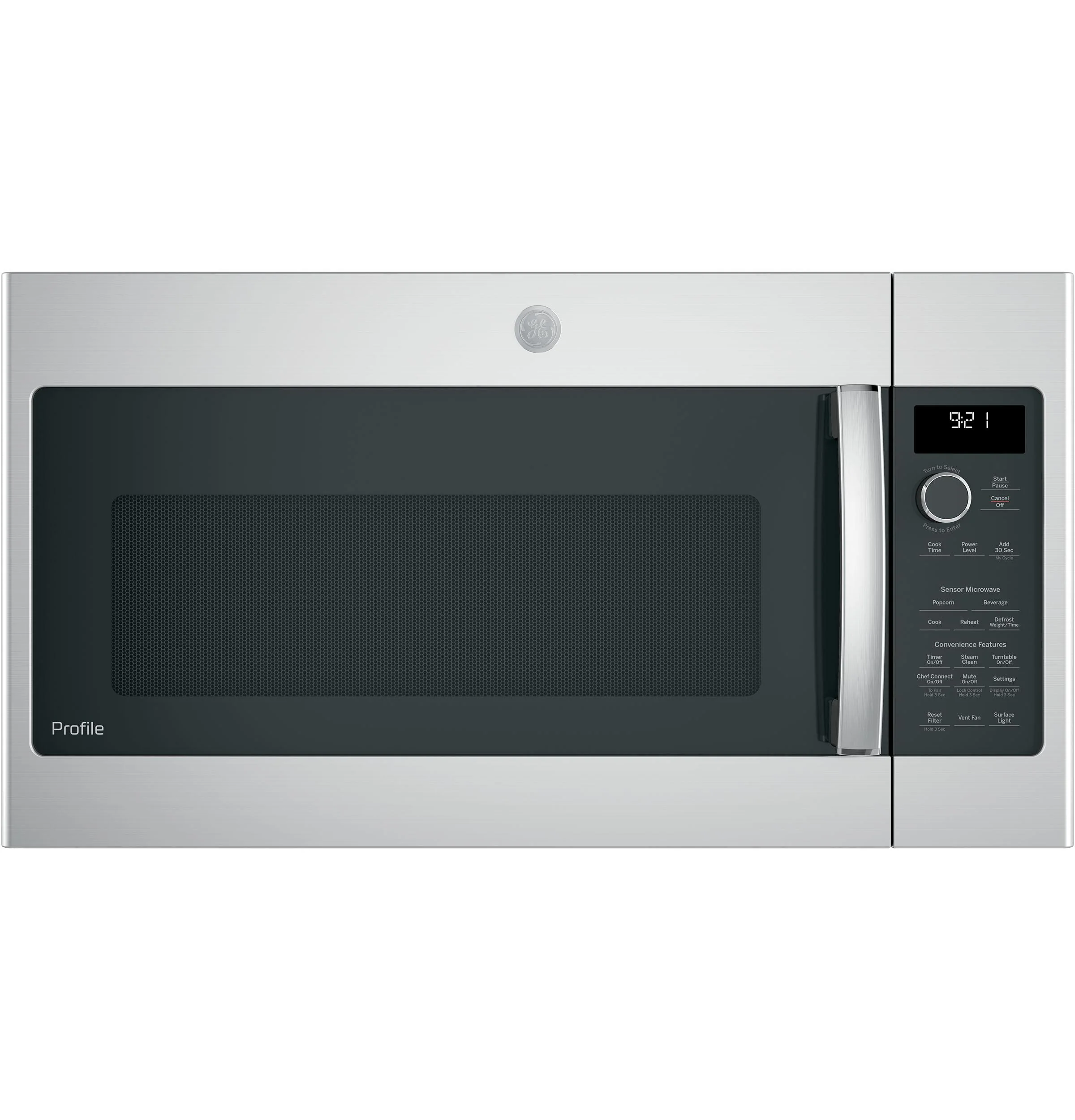 GE Profile™ 2.1 Cu. Ft. Over-the-Range Sensor Microwave Oven