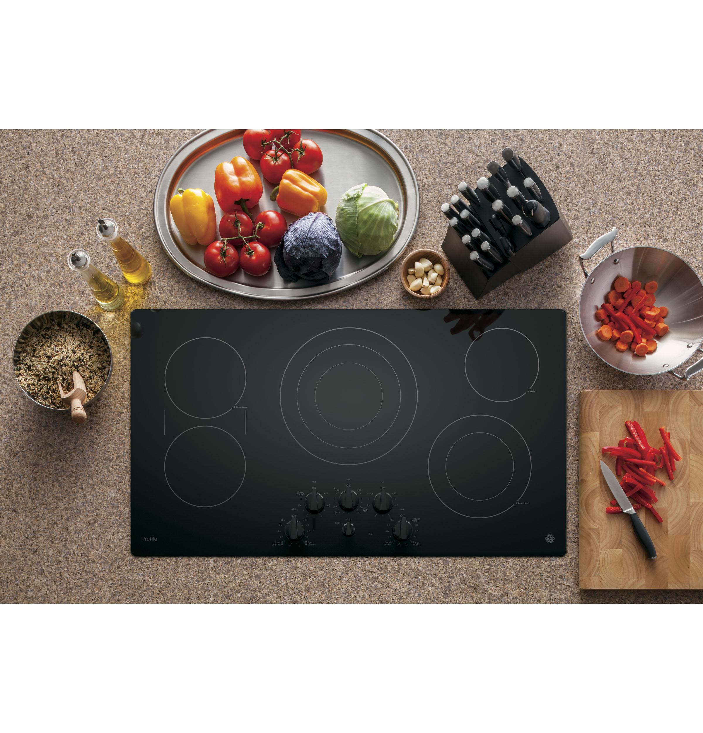 GE Profile™ 36" Built-In Knob Control Cooktop - Image 2
