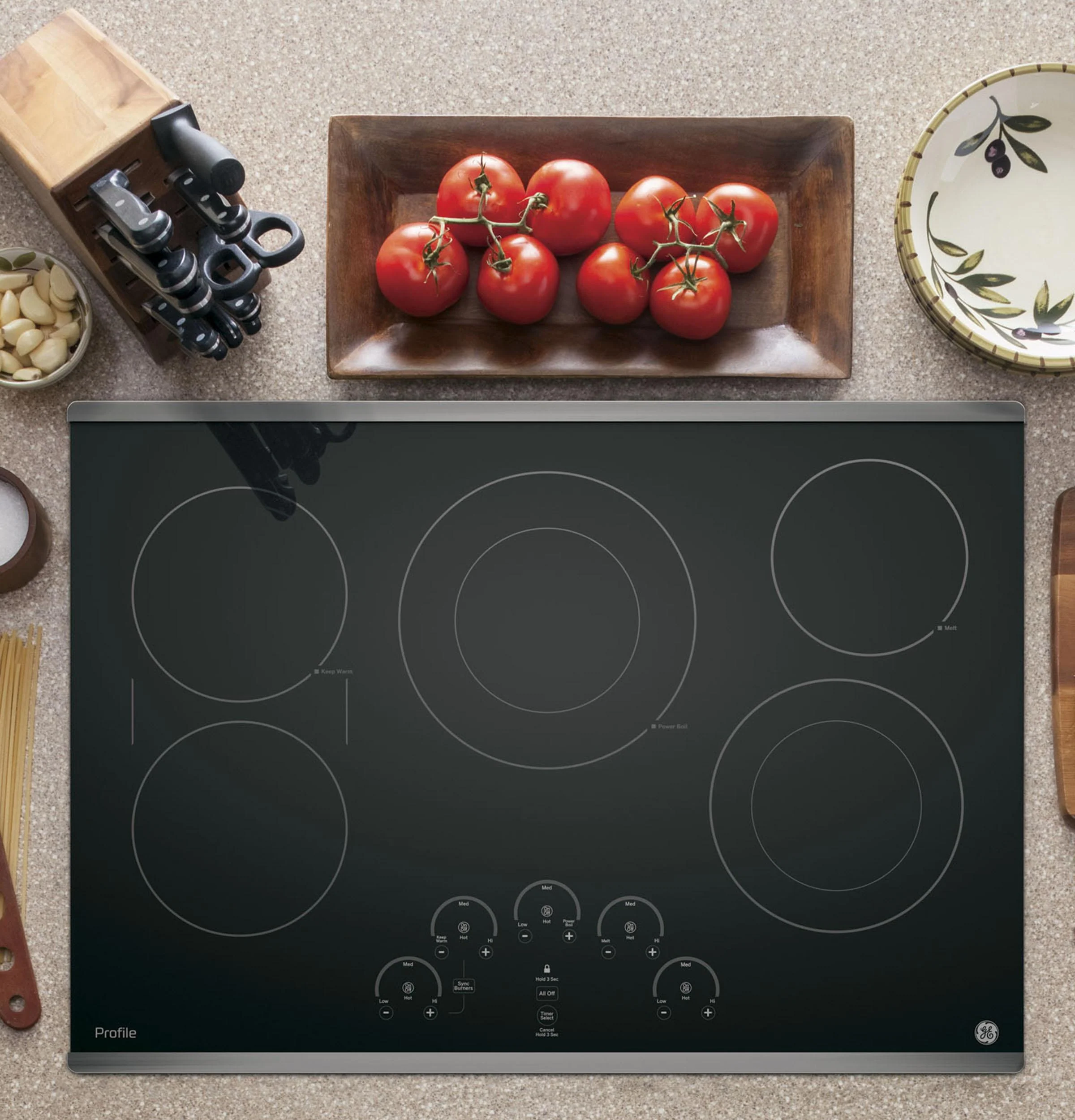PP9030SJSS GE Profile™ 30" Built-In Touch Control Electric Cooktop - Image 2