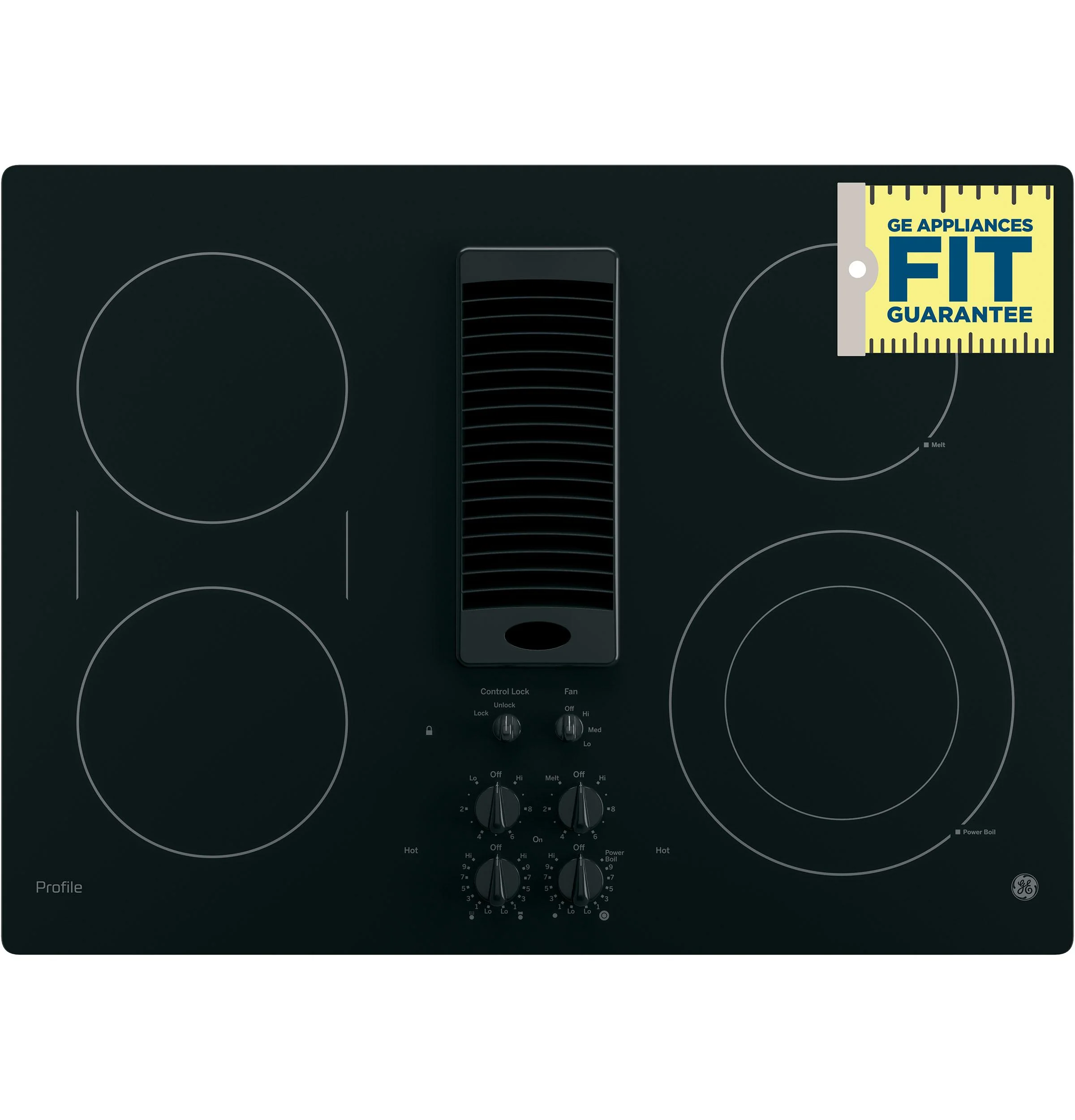PP9830DRBB GE Profile™ 30" Downdraft Electric Cooktop - Image 16