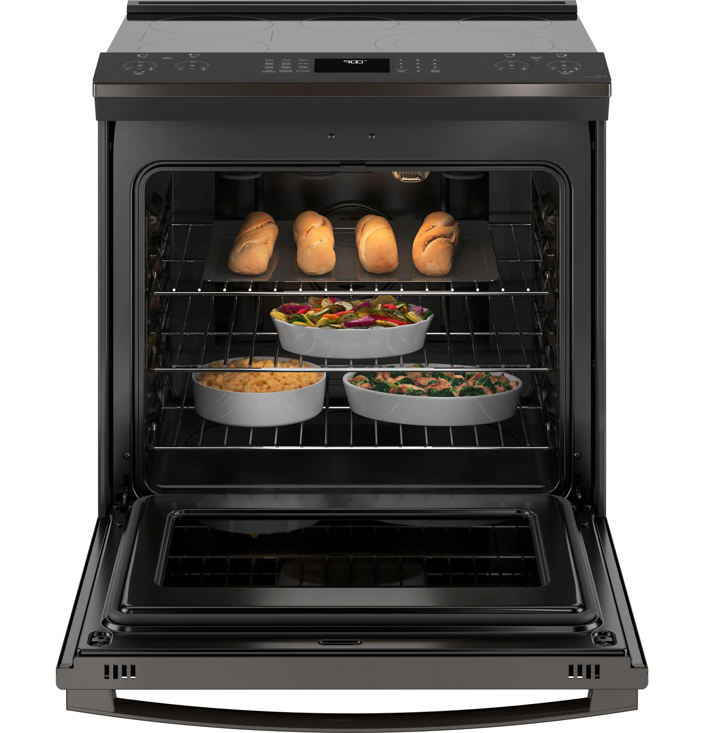 PSS93BPTS GE Profile™ 30" Smart Slide-In Electric Convection Range with No Preheat Air Fry - Image 3