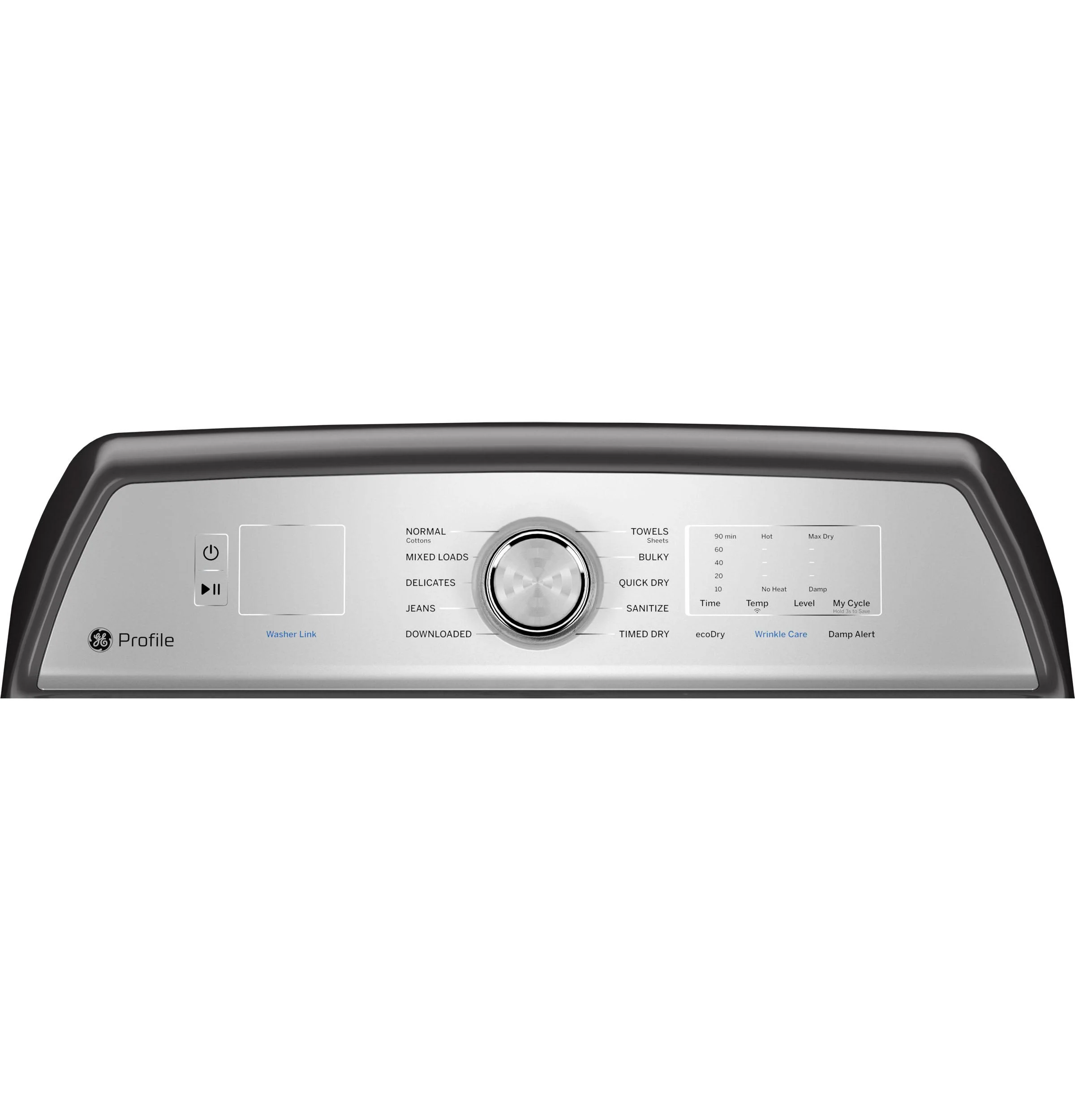 PTD60EBPRDG GE Profile™ ENERGY STAR® 7.4 cu. ft. Capacity aluminized alloy drum Electric Dryer with Sanitize Cycle and Sensor Dry - Image 5