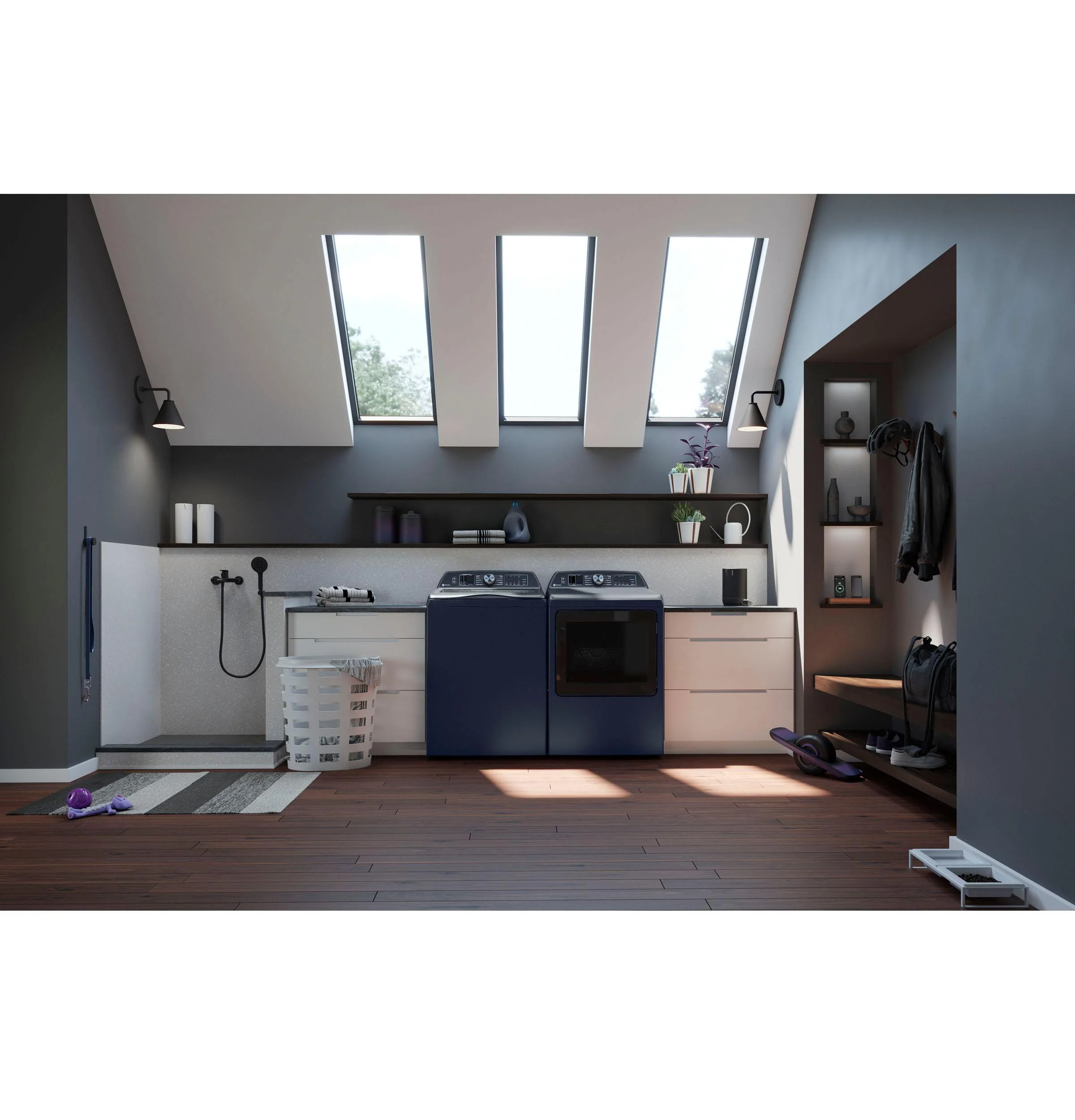 PTD80EBPTRS GE Profile™ ENERGY STAR® 7.3 cu. ft. Capacity Smart Electric Dryer with Steam and Washer Link - Image 4