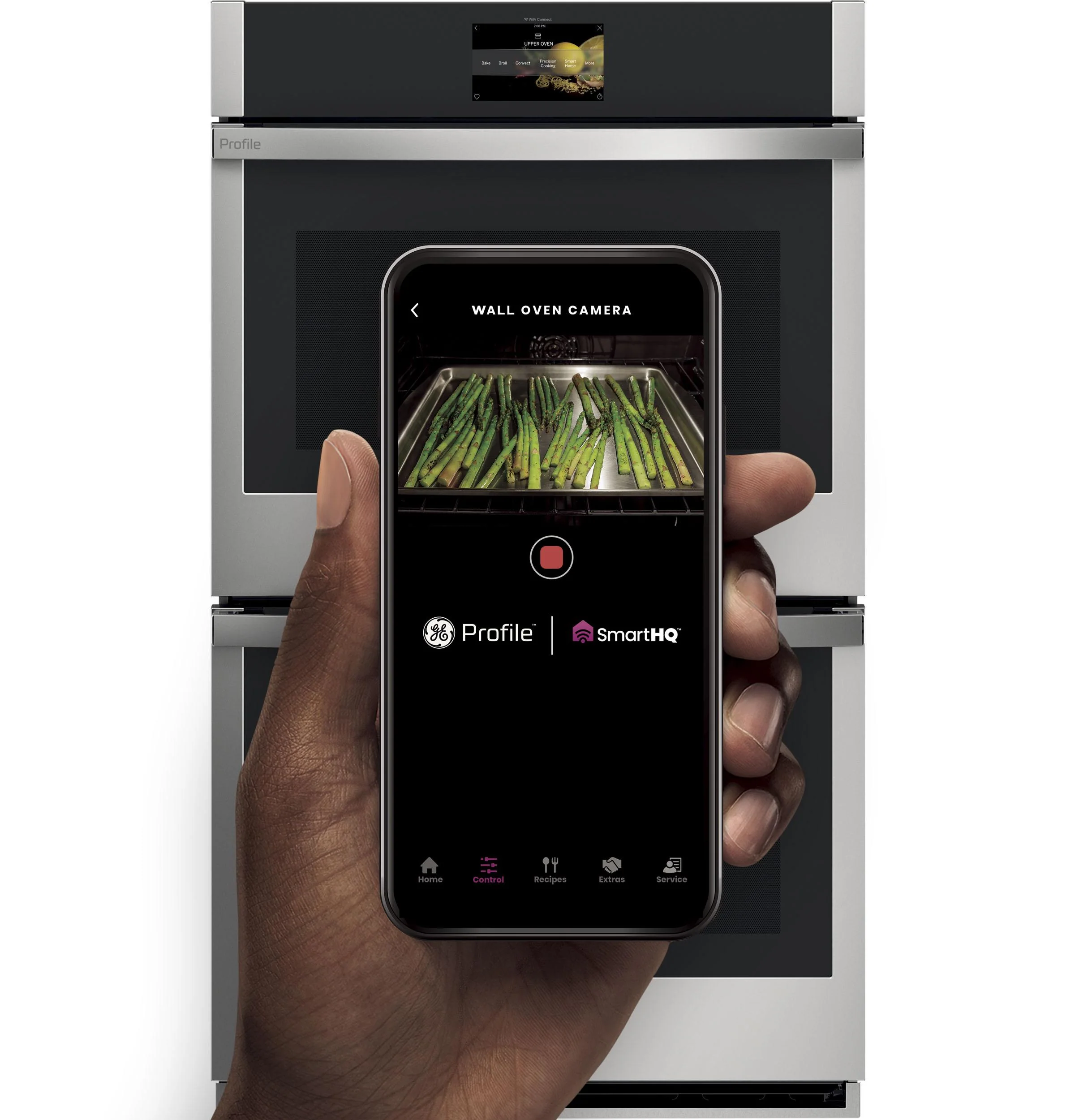 PTD9000SNSS GE Profile™ 30" Smart Built-In Convection Double Wall Oven with In-Oven Camera and No Preheat Air Fry - Image 6