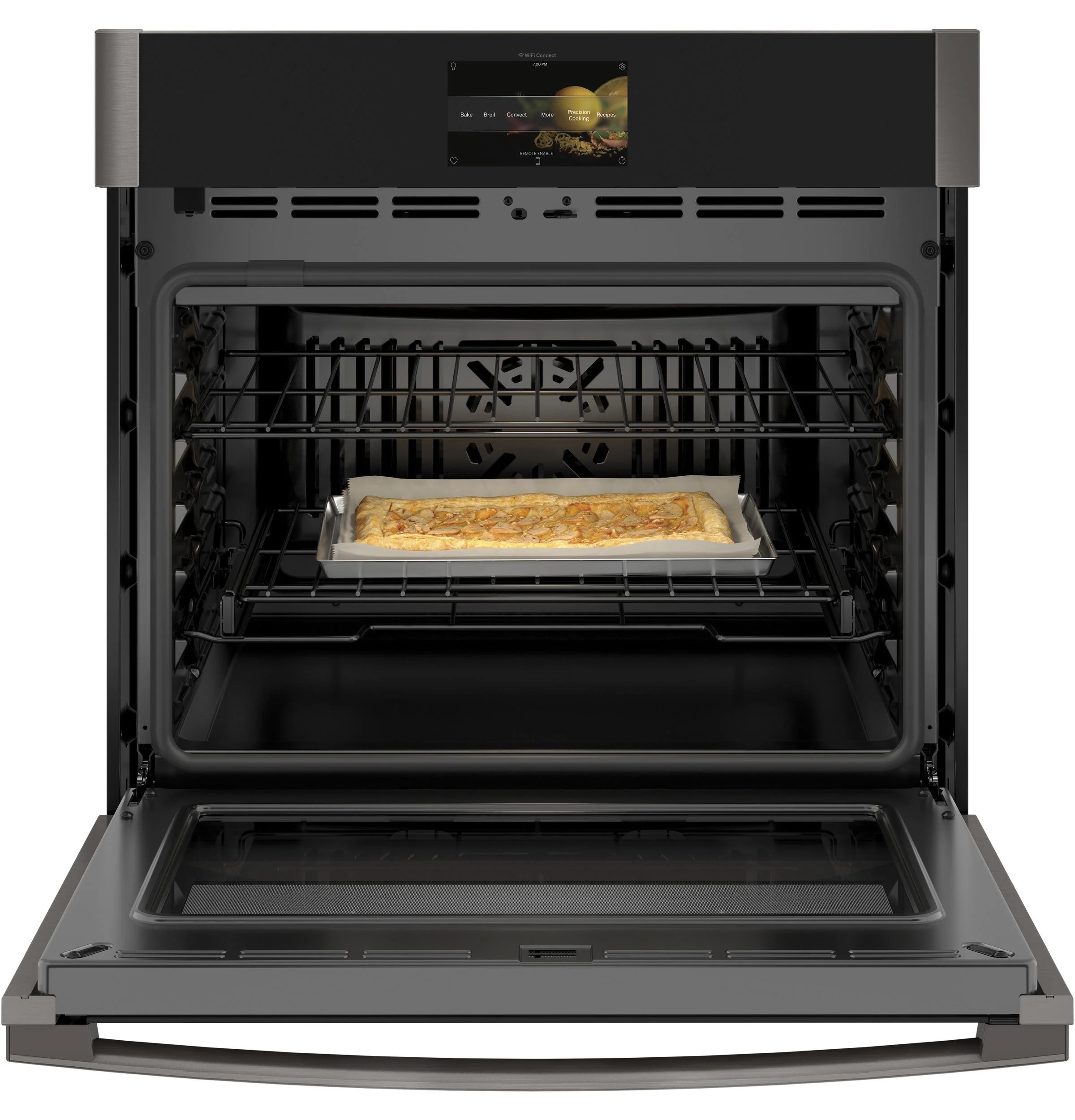 PTS7000BNTS GE Profile™ 30" Smart Built-In Convection Single Wall Oven with No Preheat Air Fry and Precision Cooking - Image 4