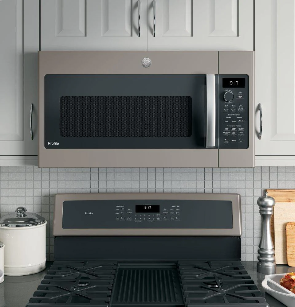 GE Profile™ 1.7 Cu. Ft. Convection Over-the-Range Microwave Oven - Image 6