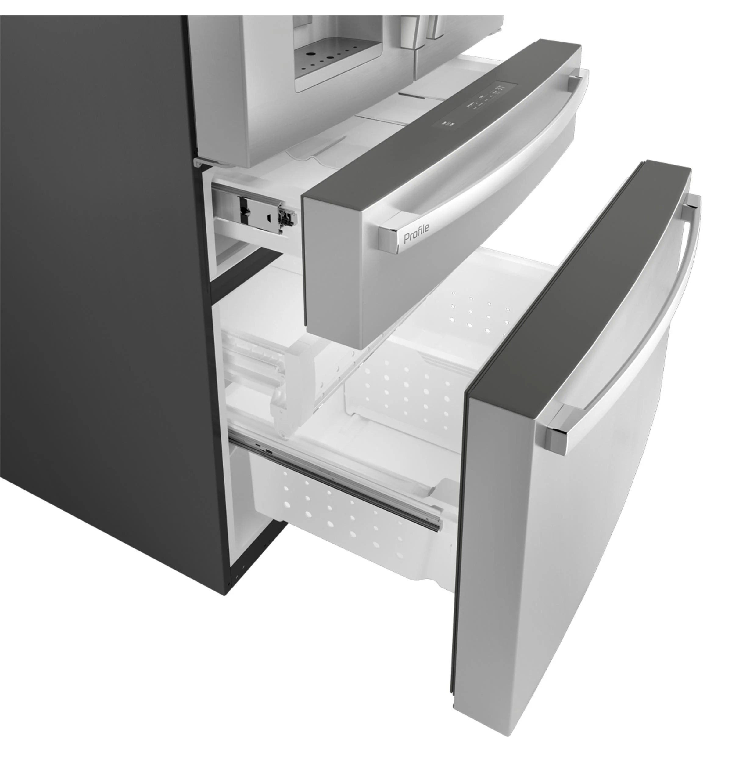 PXD22BYPFS GE Profile™ 22.4 Cu. Ft. Smart Counter-Depth Fingerprint Resistant 4-Door French-Door Refrigerator with Door In Door - Image 17