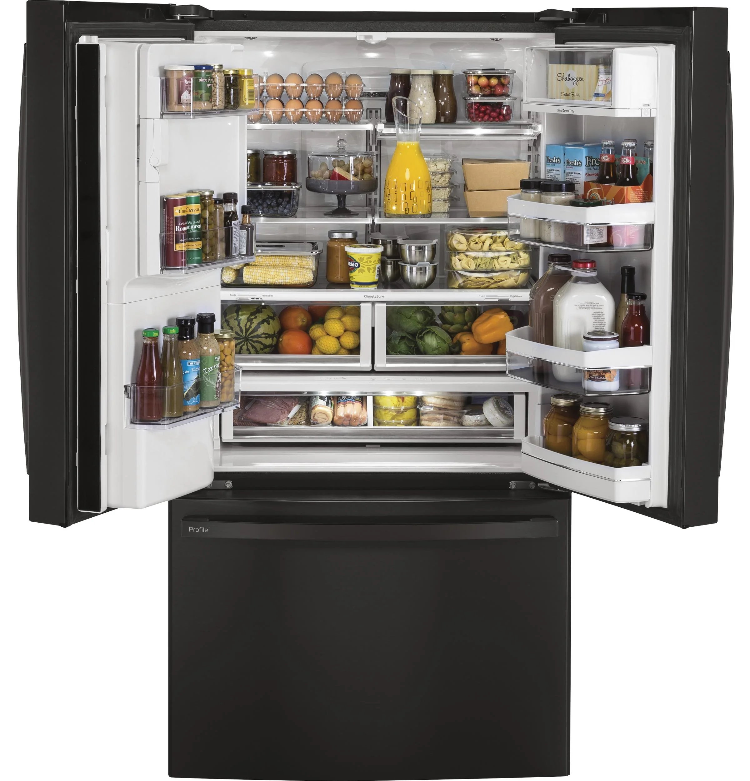 PYE22KBLTS GE Profile™ ENERGY STAR® 22.1 Cu. Ft. Counter-Depth French-Door Refrigerator with Hands-Free AutoFill - Image 31