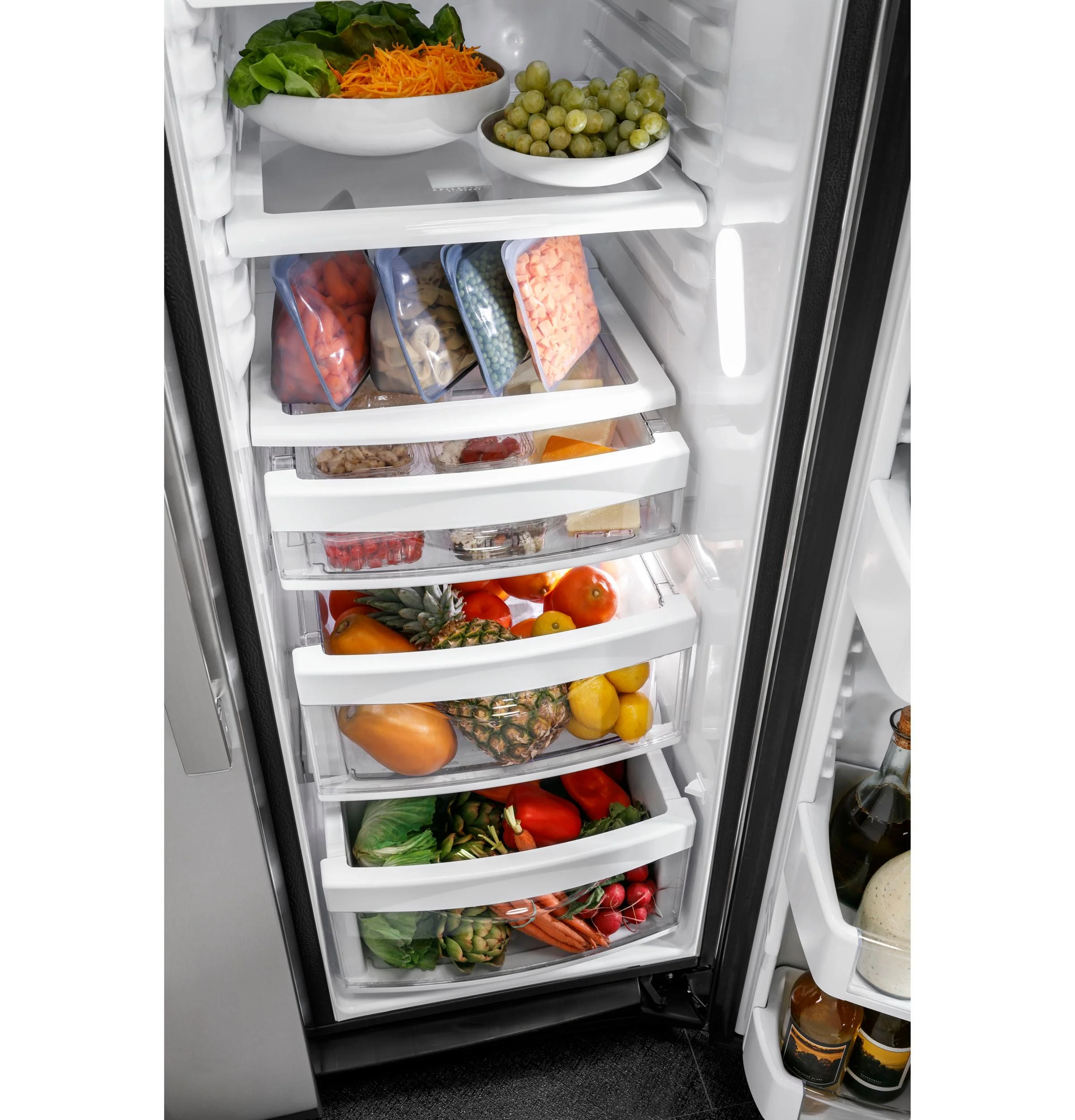PZS22MYKFS GE Profile™ 21.9 Cu. Ft. Counter-Depth Side-By-Side Refrigerator - Image 13