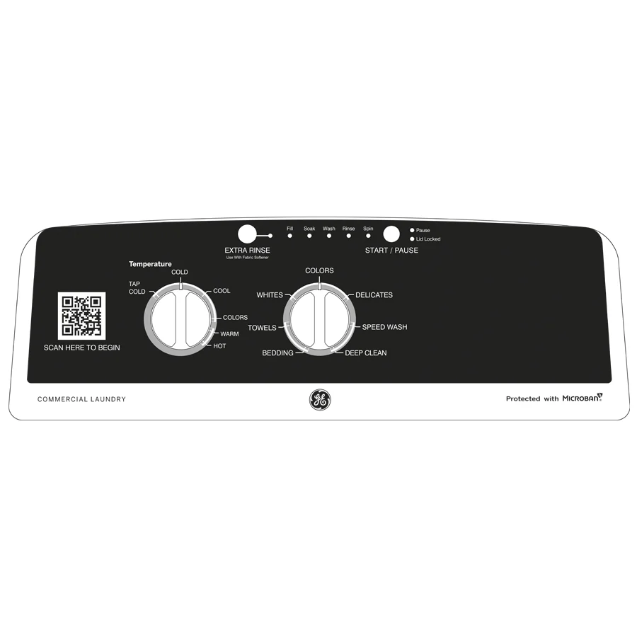 VTW525ASRWB GE® 4.2 cu. ft. Capacity Commercial Washer with Stainless Steel Basket, Built-In App Payment System SITE WIFI REQUIRED - Image 11
