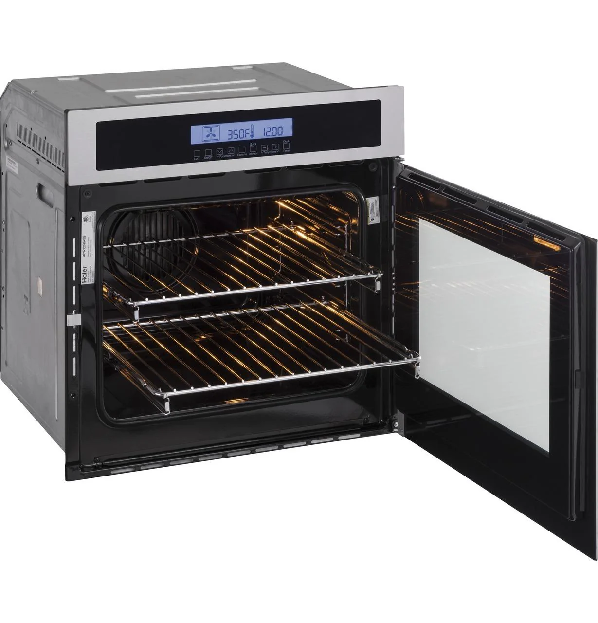 Haier HCW225RAES 24" Single 2.0 Cu. Ft. Right-Swing True European Convection Oven - Image 5