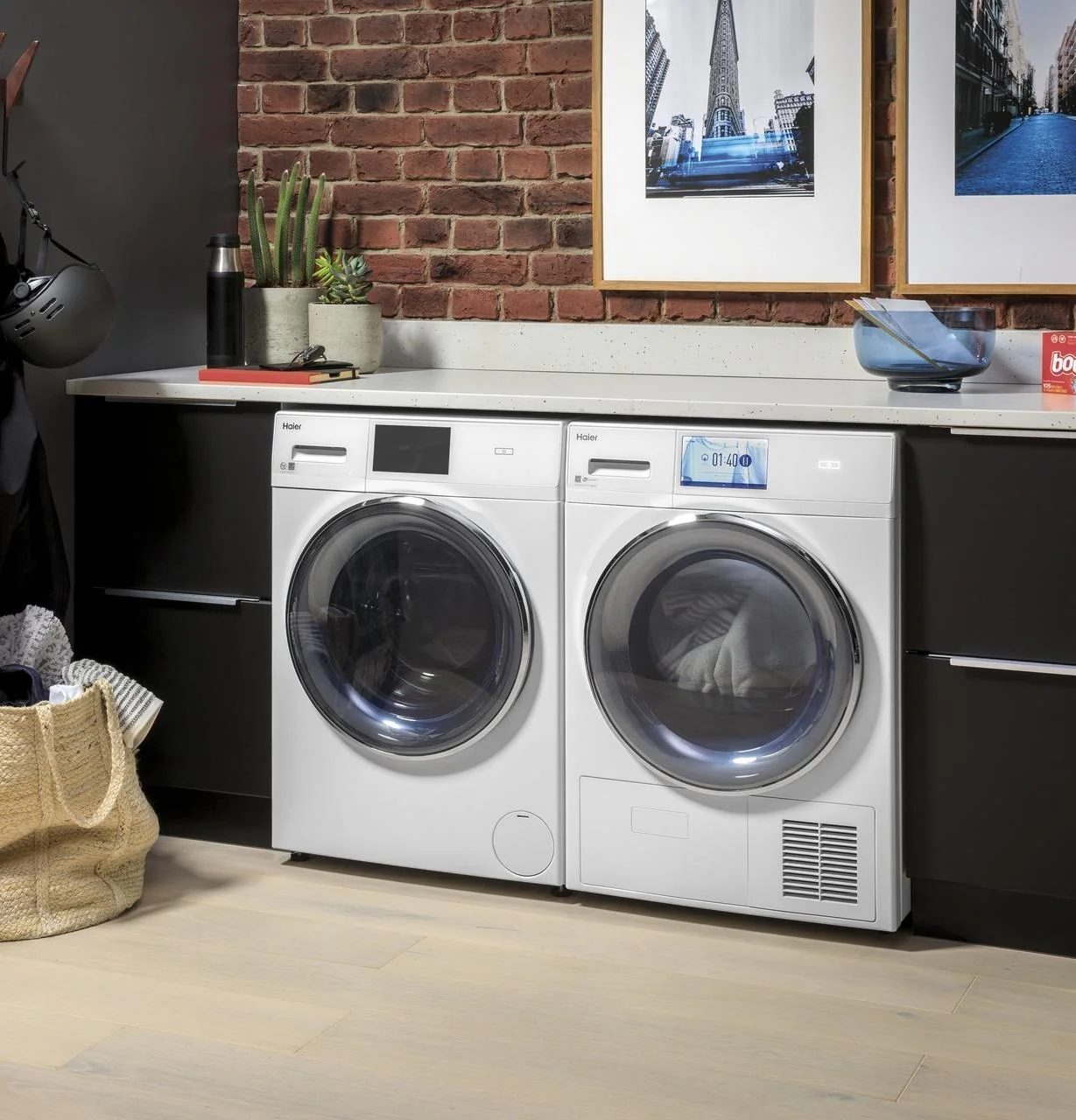 4.1 cu.ft. Capacity Smart 24" Ventless Condenser Frontload Electric Dryer with Stainless Steel Basket - Image 19