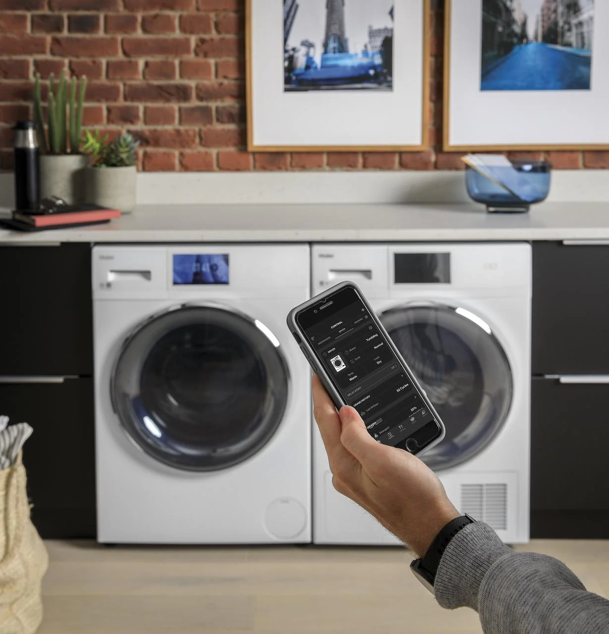 4.1 cu.ft. Capacity Smart 24" Ventless Condenser Frontload Electric Dryer with Stainless Steel Basket - Image 22