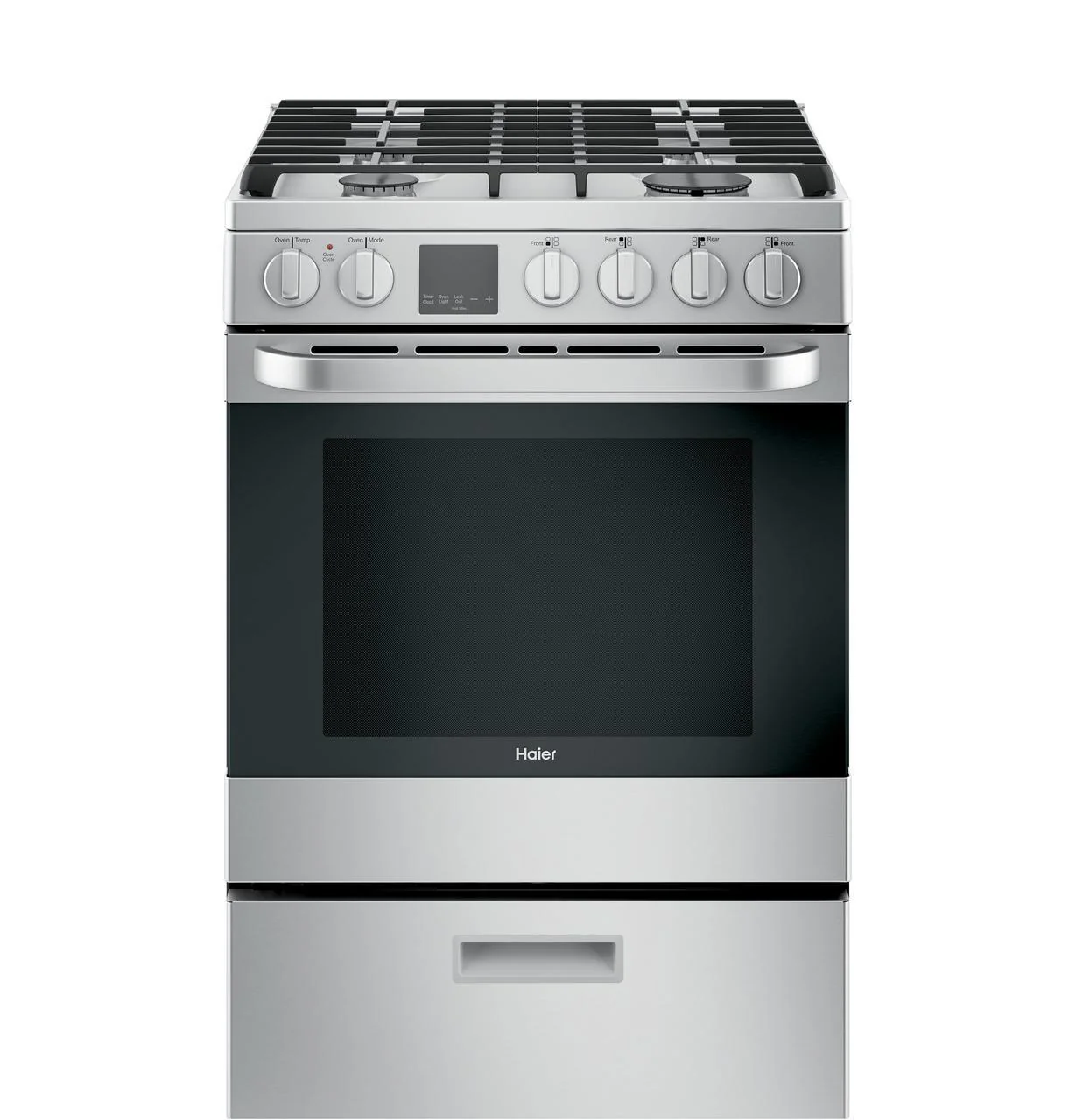 Haier QGAS740RMSS 24" 2.9 Cu. Ft. Gas Free-Standing Range with Convection and Modular Backguard - Image 24